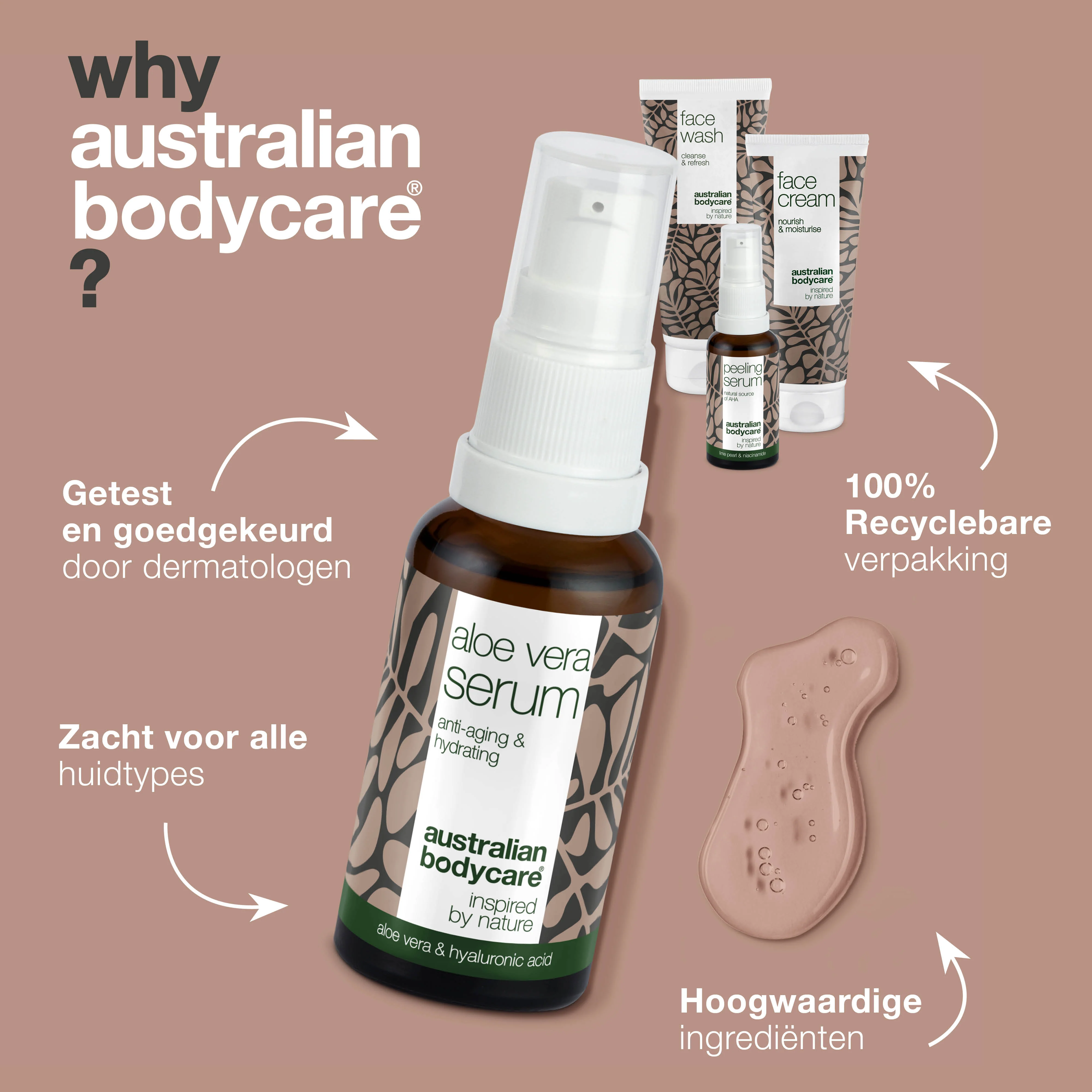 Pakket met 4 producten voor rimpels & vochtarme huid — Compleet Anti Aging pakket voor rimpels en droge huid in het gezicht - Image 4