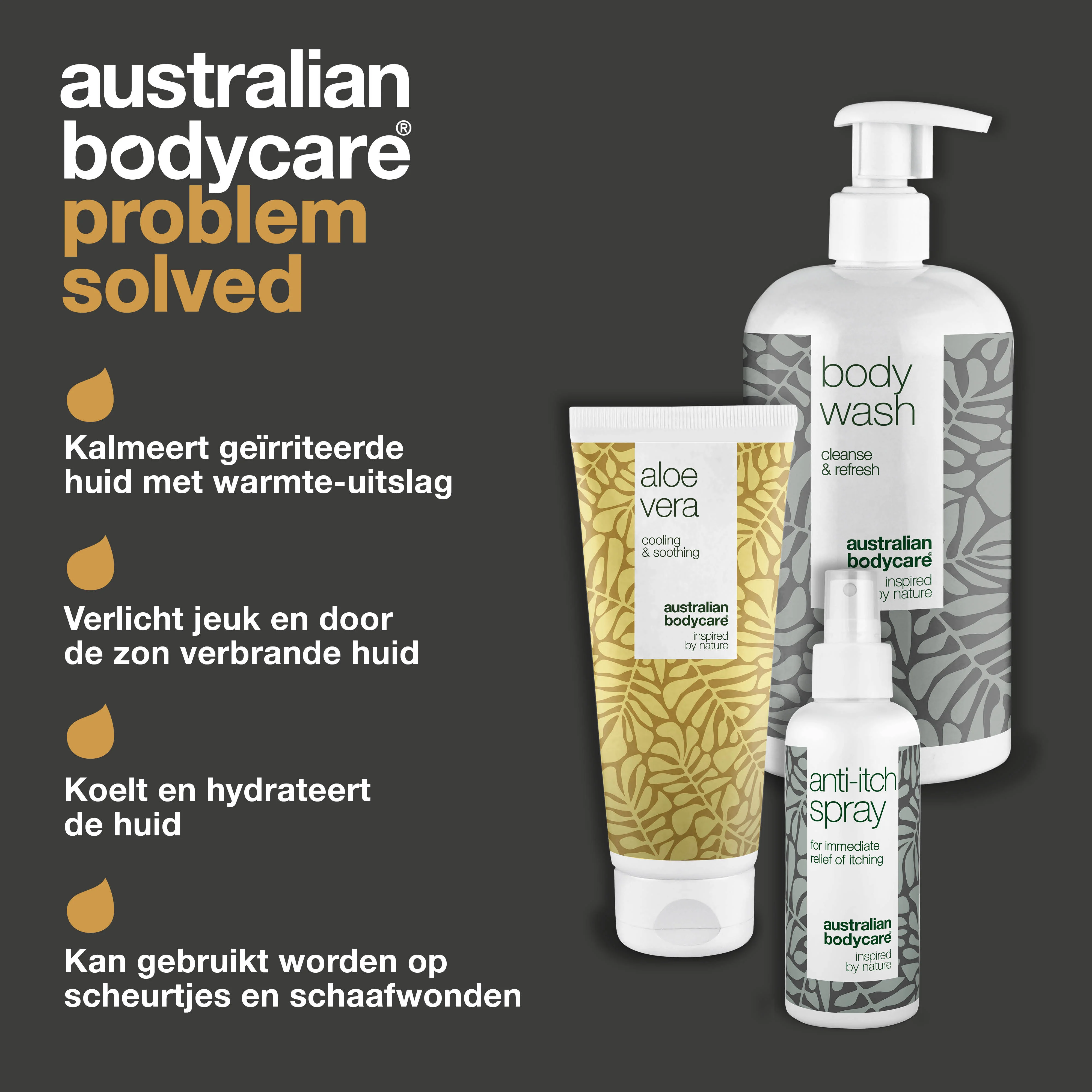 Aftersun pakket voor een rode huid en zonnebrand — 3 produkten voor de verzorging van zonnebrand, een branderige huid en zonneallergie - Image 3