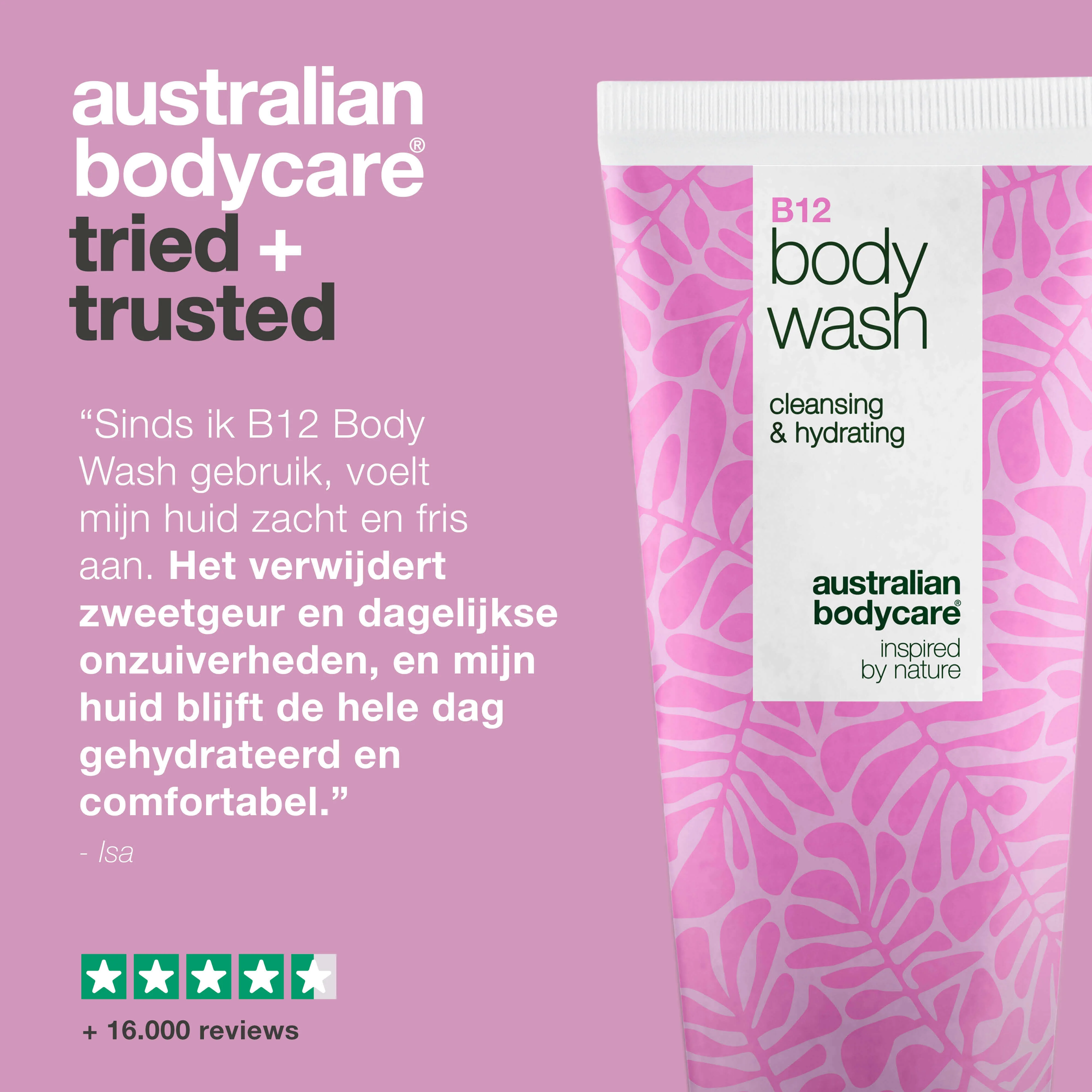 Body Wash met B12 – Dagelijkse hydratatie en verzorging — B12 Body Wash – dagelijkse verzorging die reinigt, kalmeert en hydrateert. - Image 5