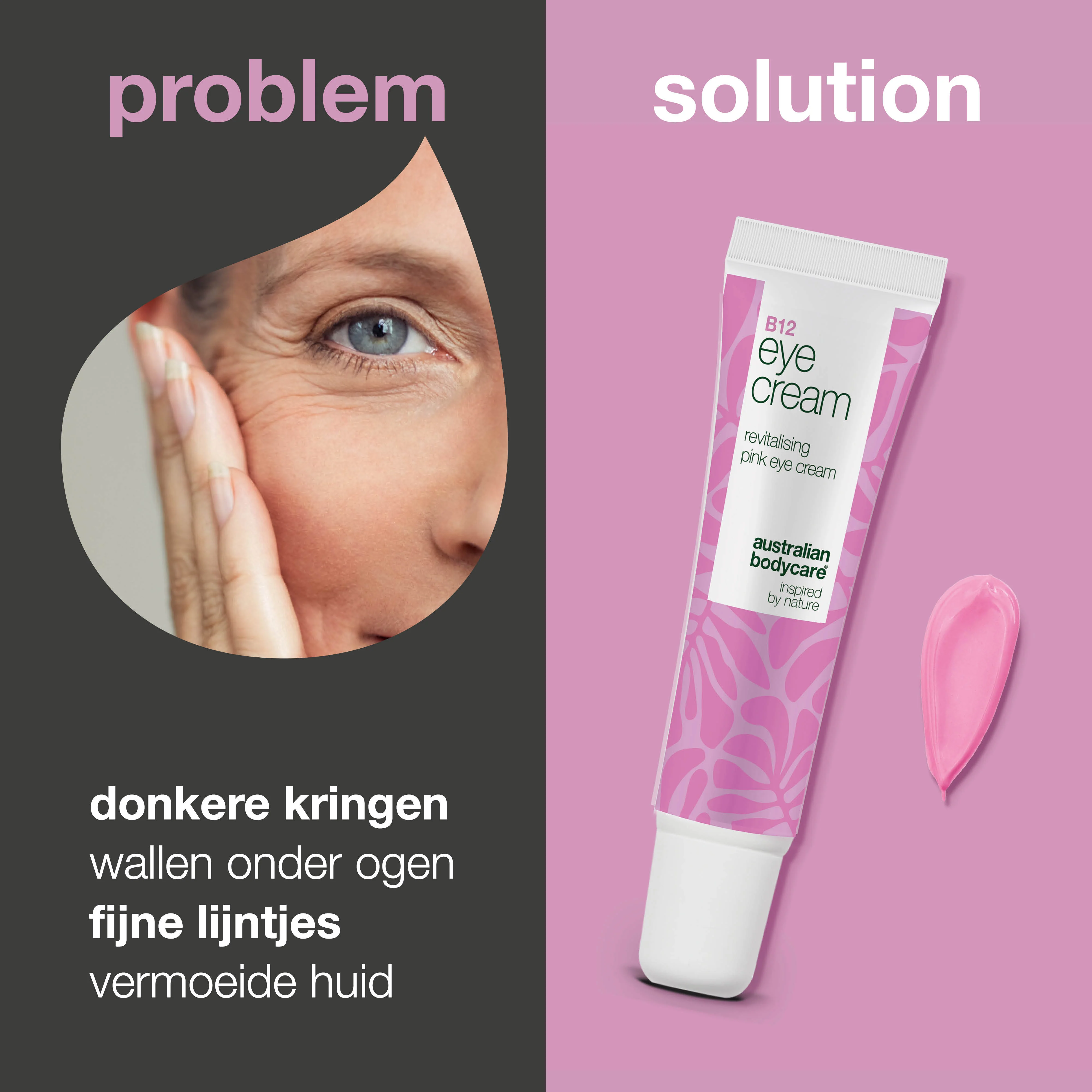 B12 Oogcrème tegen wallen, donkere kringen en lijntjes — B12 oogcrème die effectief wallen, donkere kringen en fijne lijntjes vermindert. Hydrateert en verstevigt. - Image 2