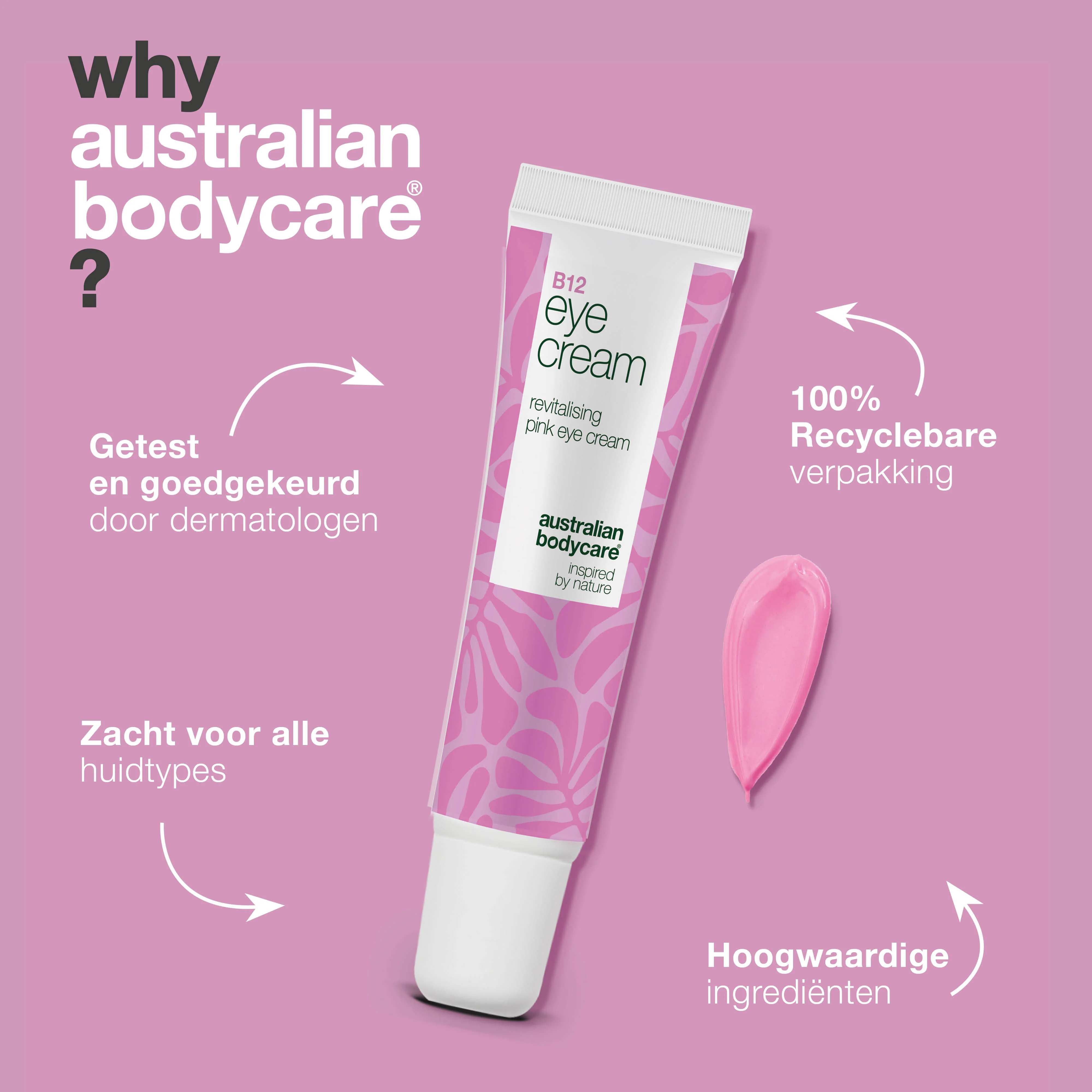 B12 Oogcrème tegen wallen, donkere kringen en lijntjes — B12 oogcrème die effectief wallen, donkere kringen en fijne lijntjes vermindert. Hydrateert en verstevigt. - Image 4