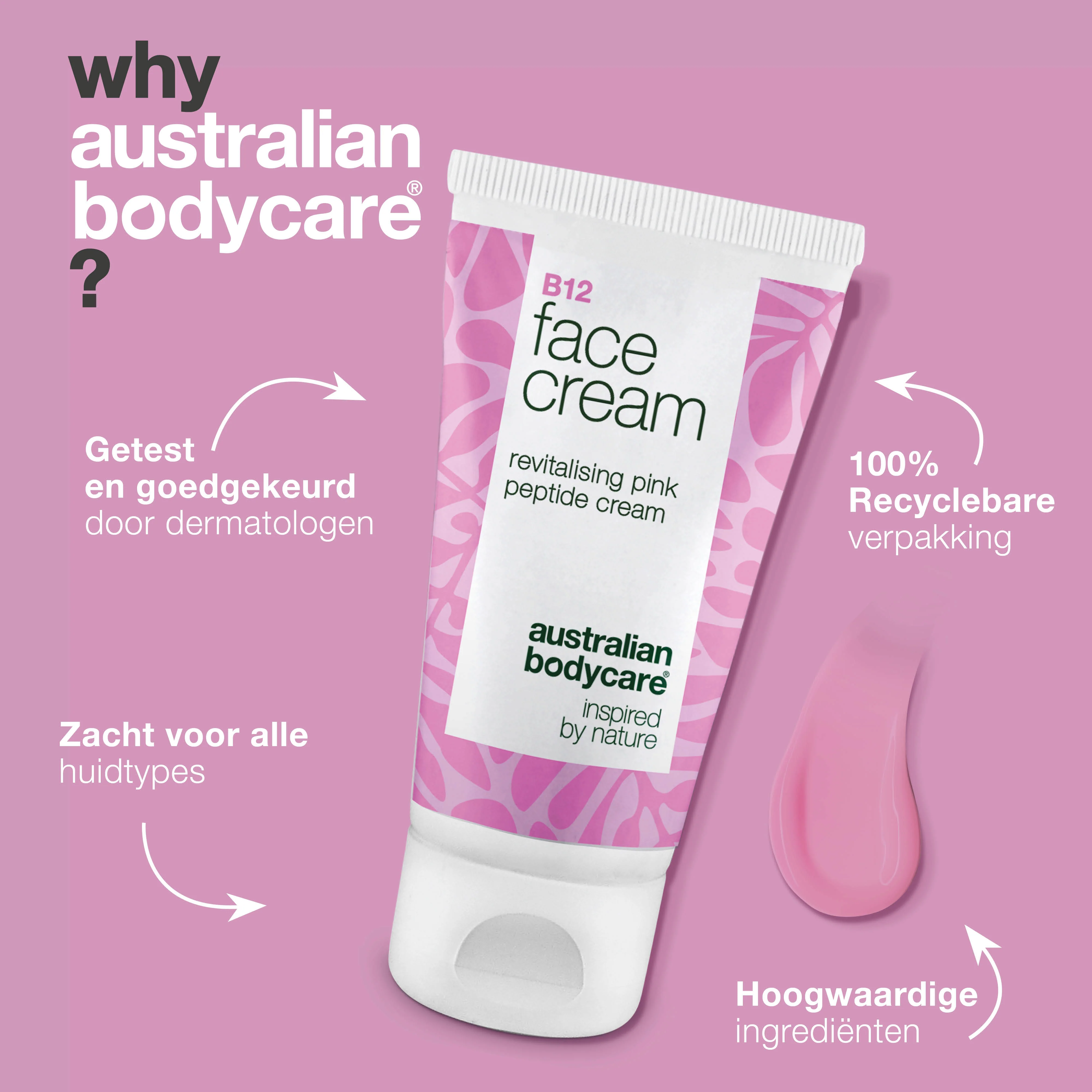 B12 Gezichtscrème – Herstel van hydratatie en natuurlijke glans — Anti-aging B12 vitaminecrème vermindert rimpels, herstelt vocht en geeft je huid een natuurlijke glans. - Image 4