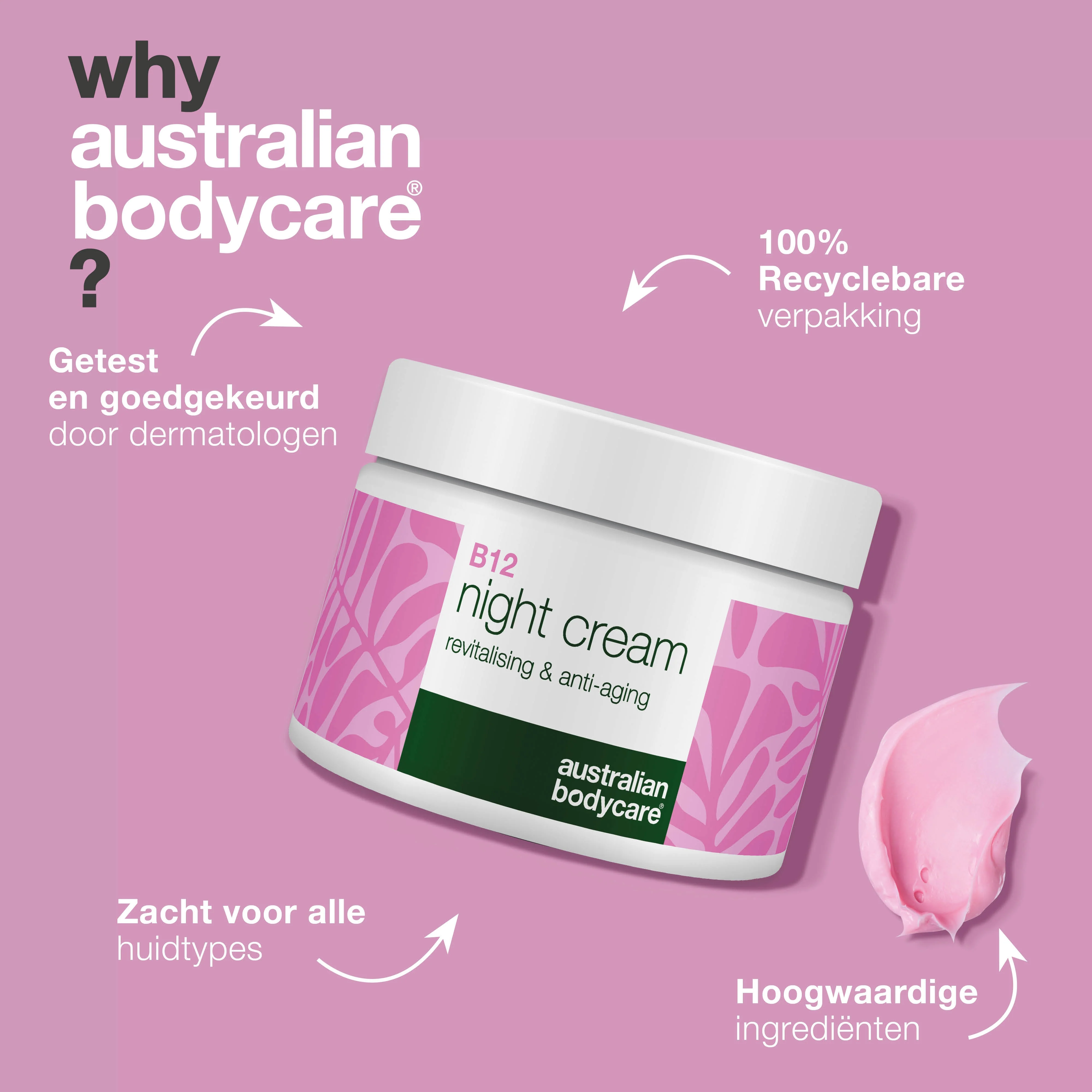 B12 Nachtcrème – Voedende Anti-Age voor Stralende Huid — B12 Nachtcrème hydrateert, verstevigt en herstelt met natuurlijke glans. - Image 4