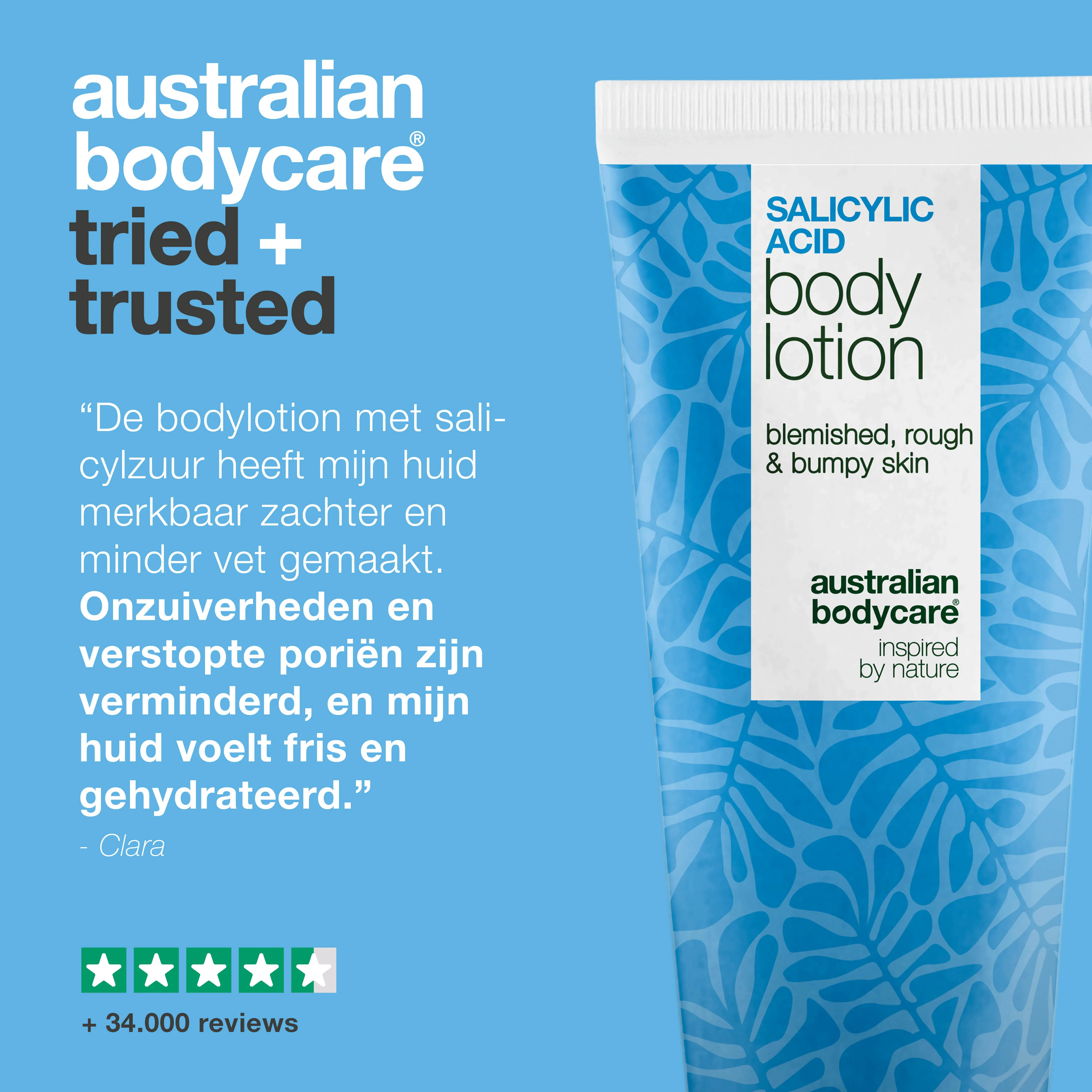 Body Lotion met salicylzuur – tegen onzuiverheden en droge huid —  Body Lotion met salicylzuur exfolieert, hydrateert en helpt bij onzuiverheden, ruwe en droge huid. Perfect voor dagelijks gebruik. - Image 5