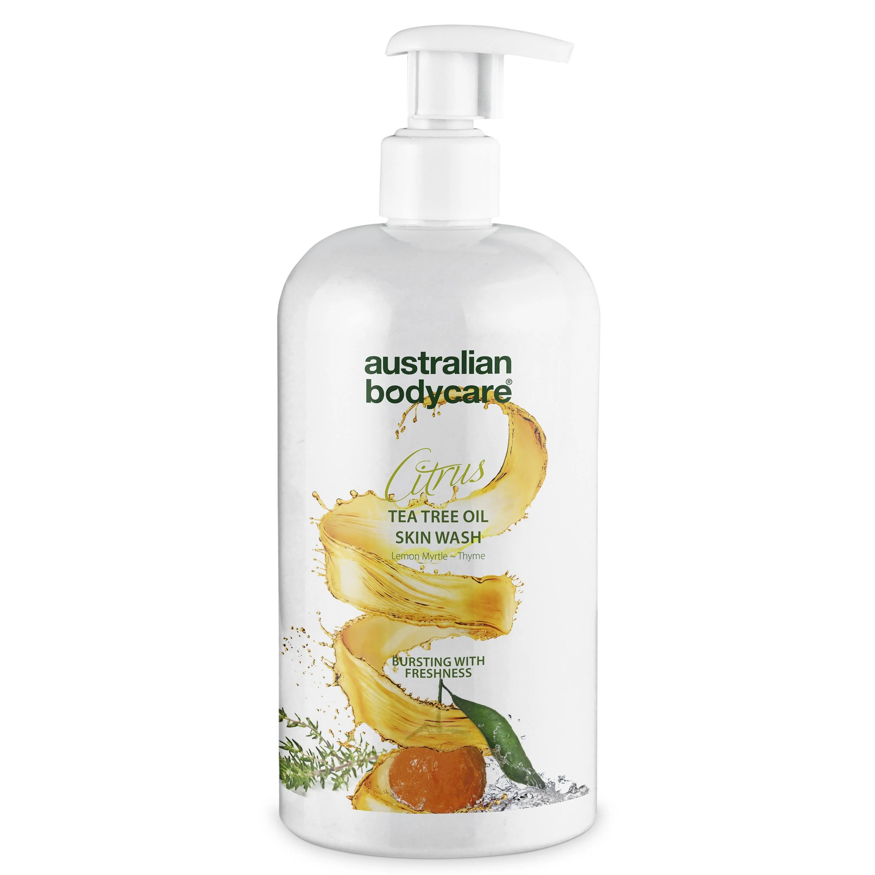 Professionele Citrus Skin Wash — Professionele body wash met Teatree Olie en citrus voor dagelijks gebruik