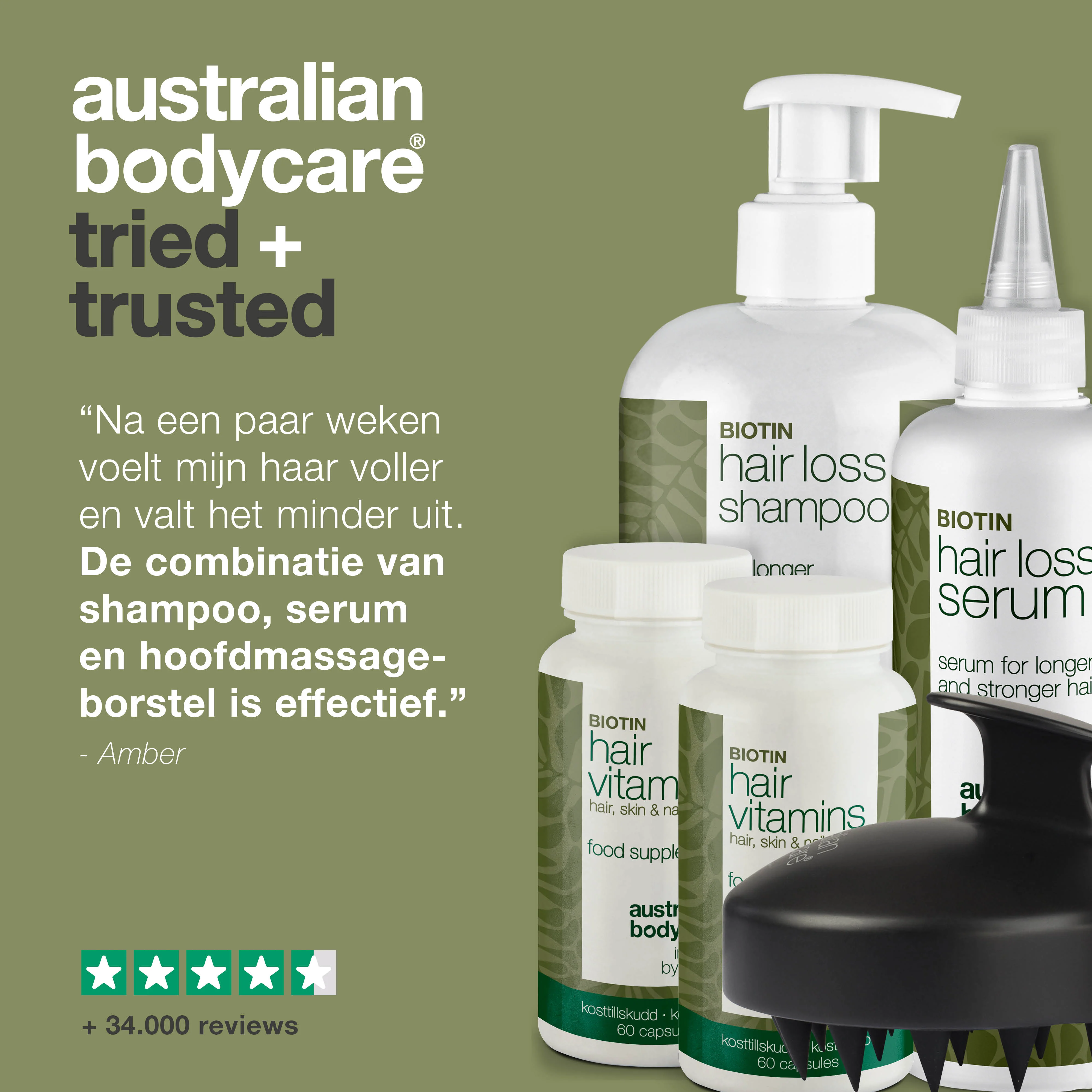 Compleet haaruitvalpakket met XL—producten — 5 producten voor dagelijkse verzorging bij haaruitval, fijn en dun haar - Image 5