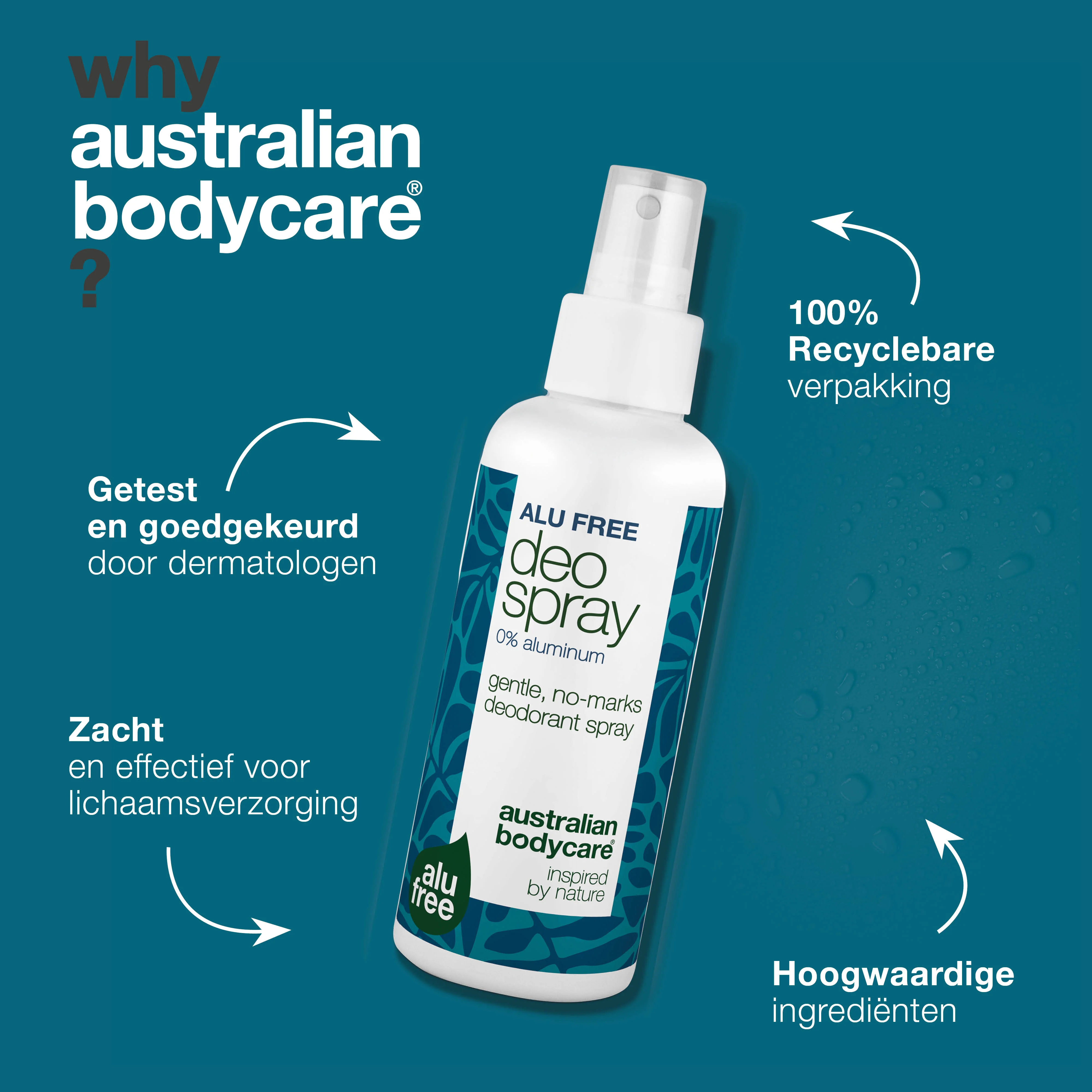 Aluminiumvrije Deodorantspray – Natuurlijke Frisheid — Effectieve aluminiumvrije deodorant met natuurlijke ingrediënten. Helpt tegen geur, droogt snel en houdt je de hele dag fris. - Image 4