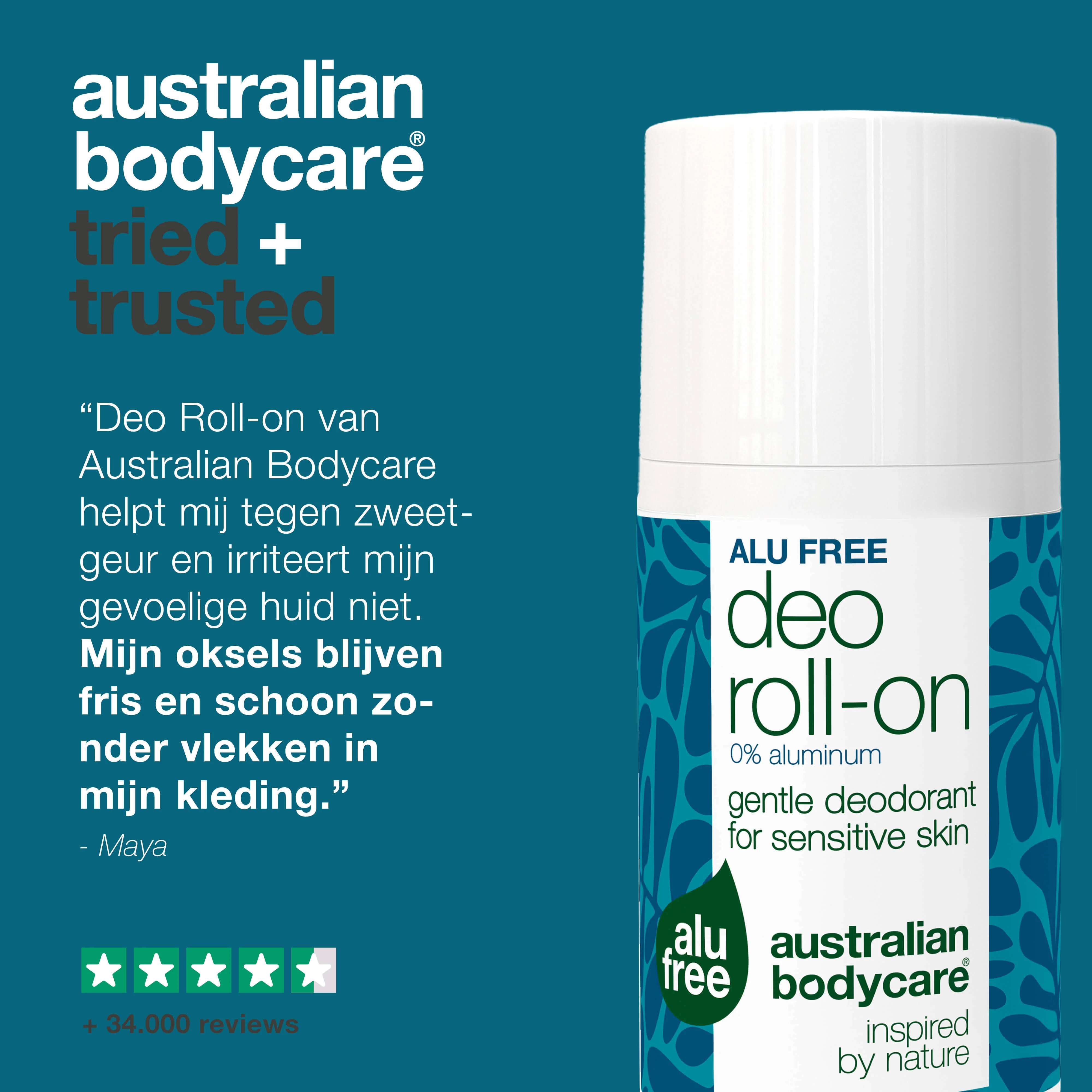 Natuurlijke roll-on deodorant zonder aluminium tegen zweetgeur — Deze aluminiumvrije deodorant houdt je fris en geurvrij, zonder vlekken of irritatie. Ideaal voor dagelijks gebruik. - Image 5
