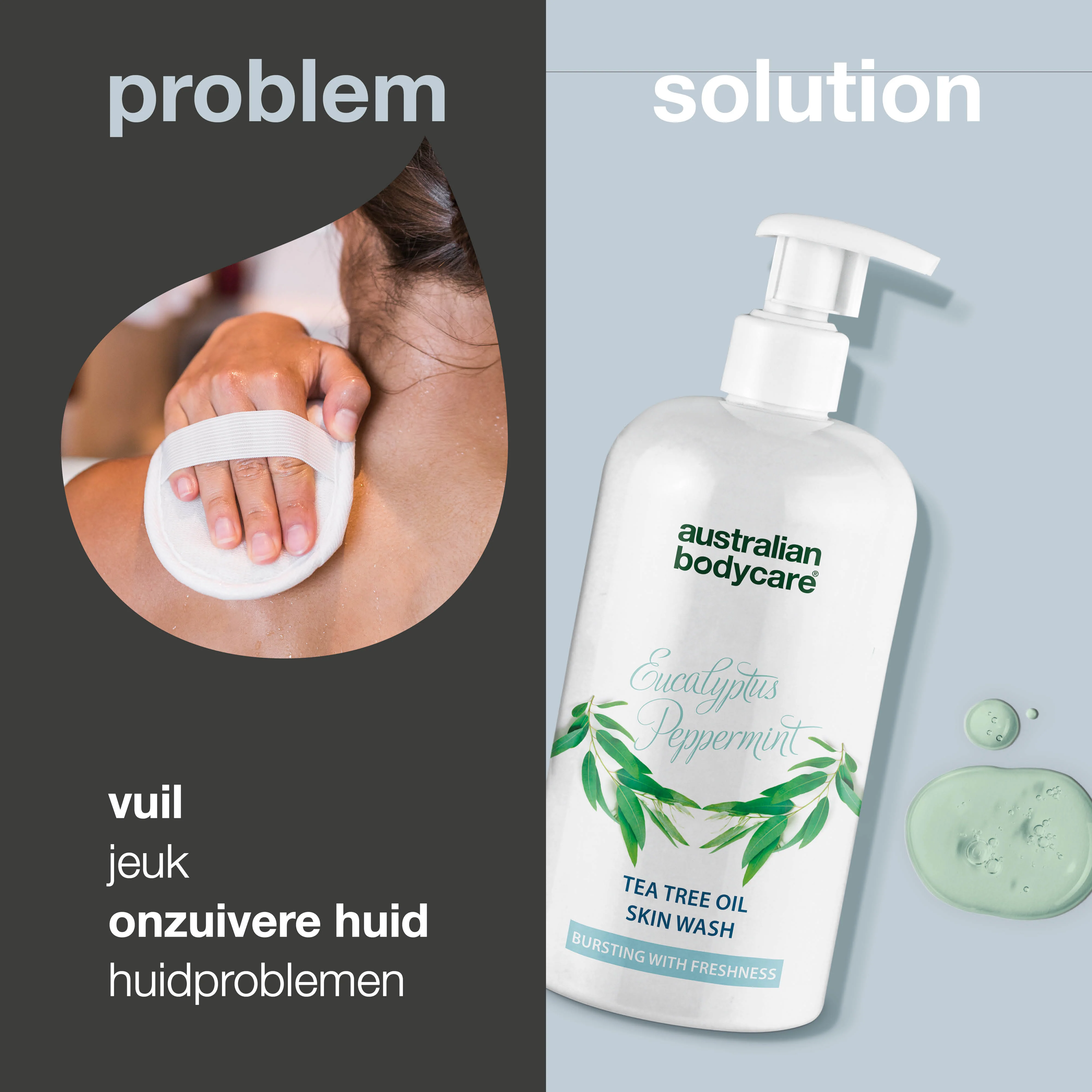 Professionele Eucalyptus Skin Wash — Douchegel voor professioneel gebruik met natuurlijke Teatree Olie en Australische Eucalyptus - Image 2
