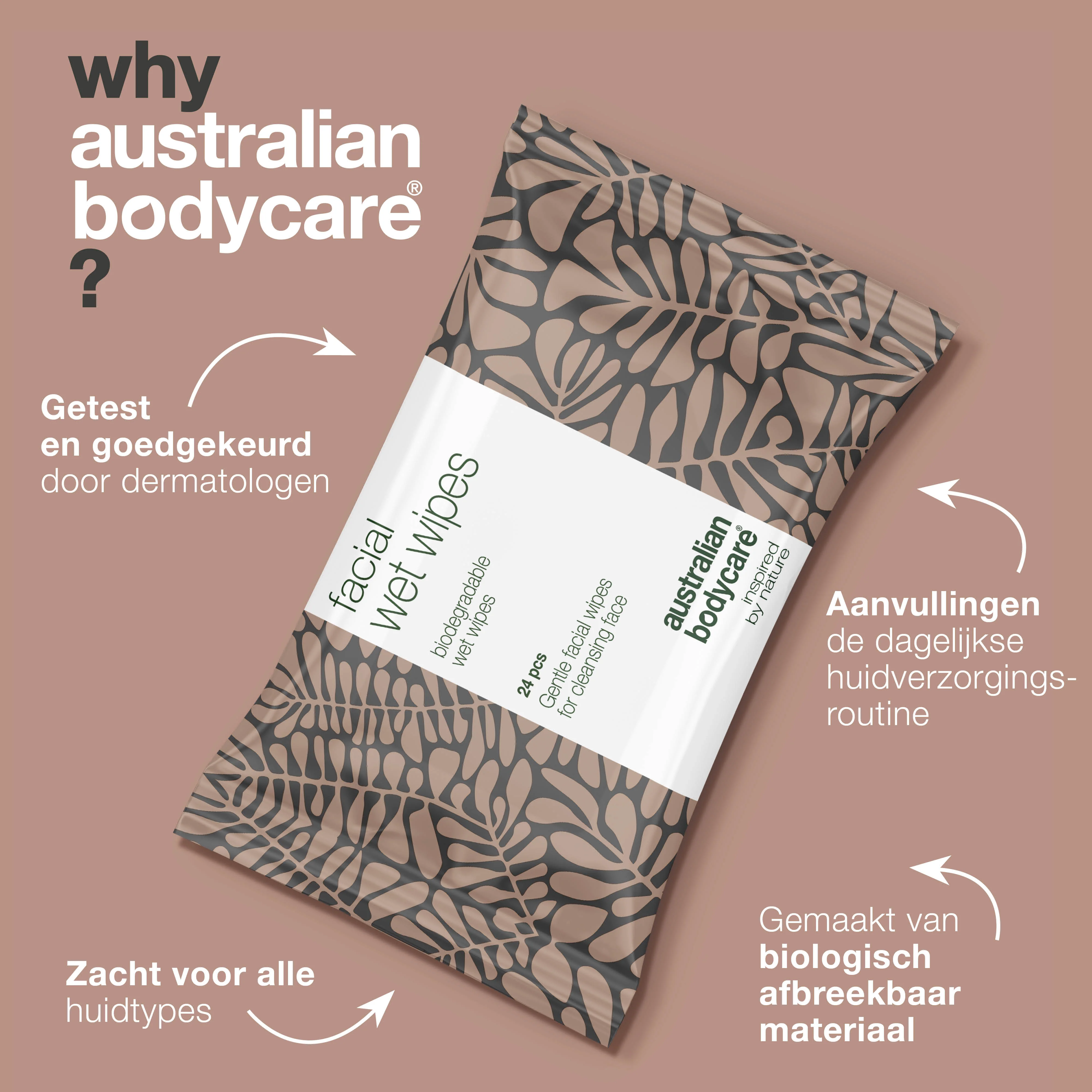 Gezichtsreinigingsdoekjes 24 stuks — Gezichtsdoekjes voor de gevoelige en vette huid of voor het verwijderen van make-up - Image 4