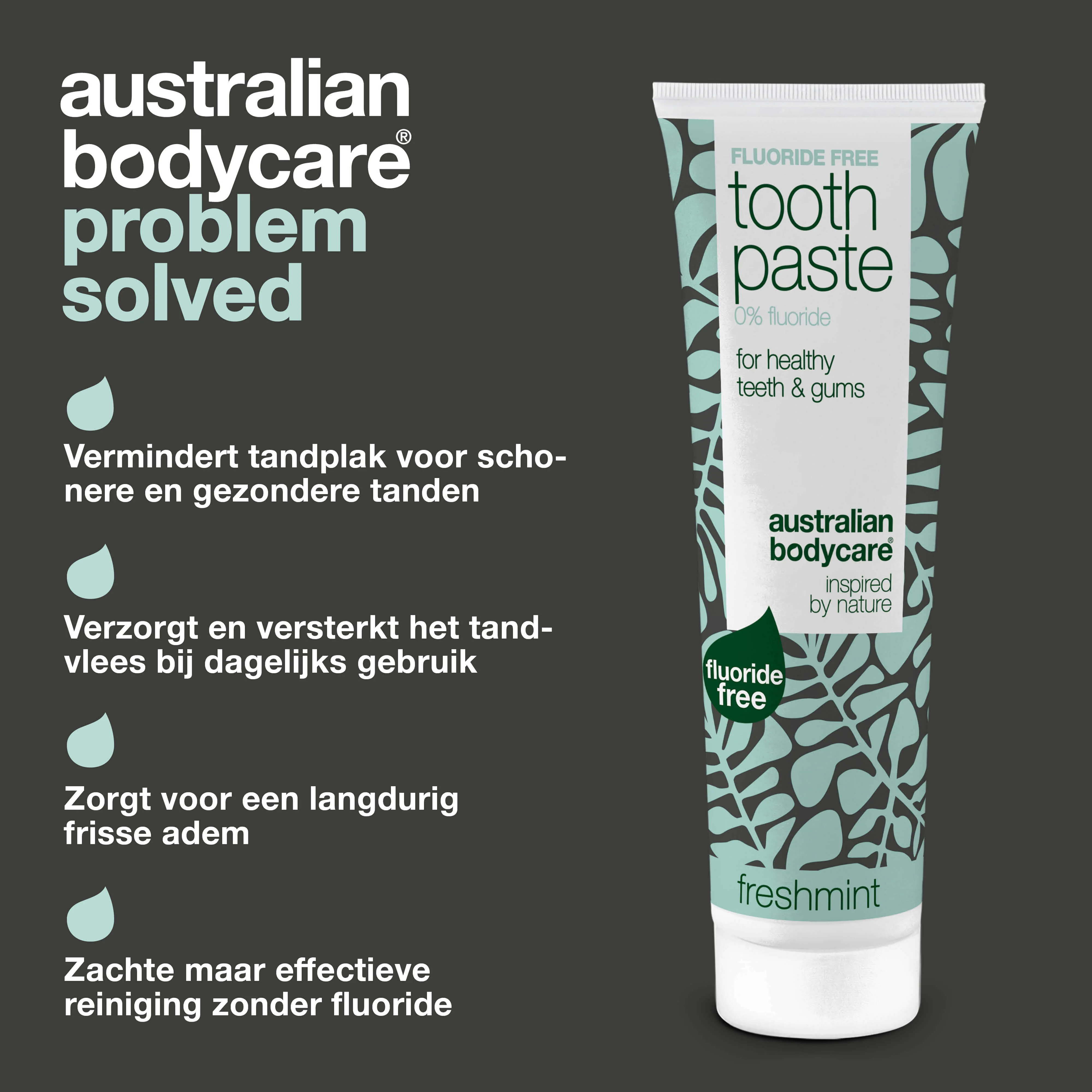 Fluoridevrije tandpasta – voor gezonde tanden en frisse adem — Fluoridevrije tandpasta verwijdert tandplak, verzorgt het tandvlees en zorgt voor een langdurig frisse adem. - Image 3