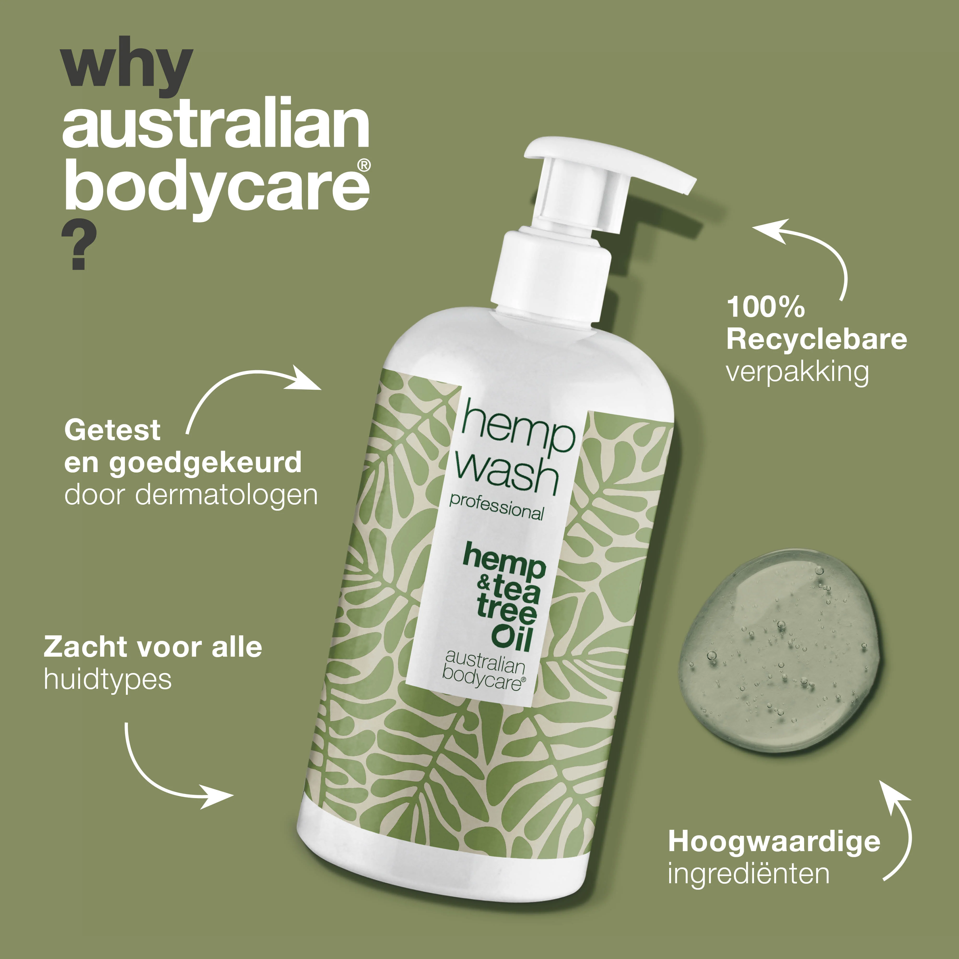 Hennep Reinigende Douchegel — Body wash met natuurlijke hennepolie voor droge en vette huid - Image 4