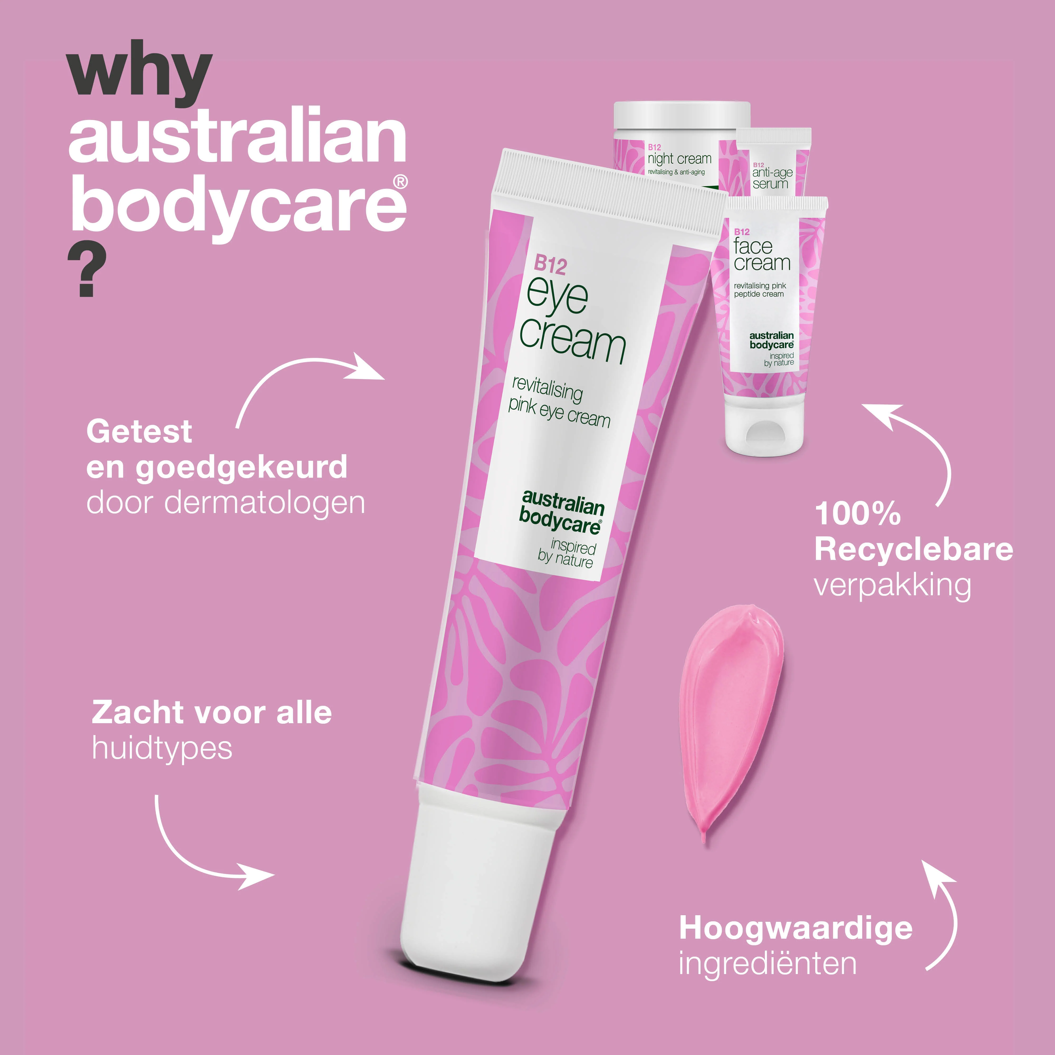 Rimpels onder de ogen? B12-huidverzorgingsset — B12-set met hyaluronzuur en peptiden voor een jeugdige, gladde huid. - Image 4