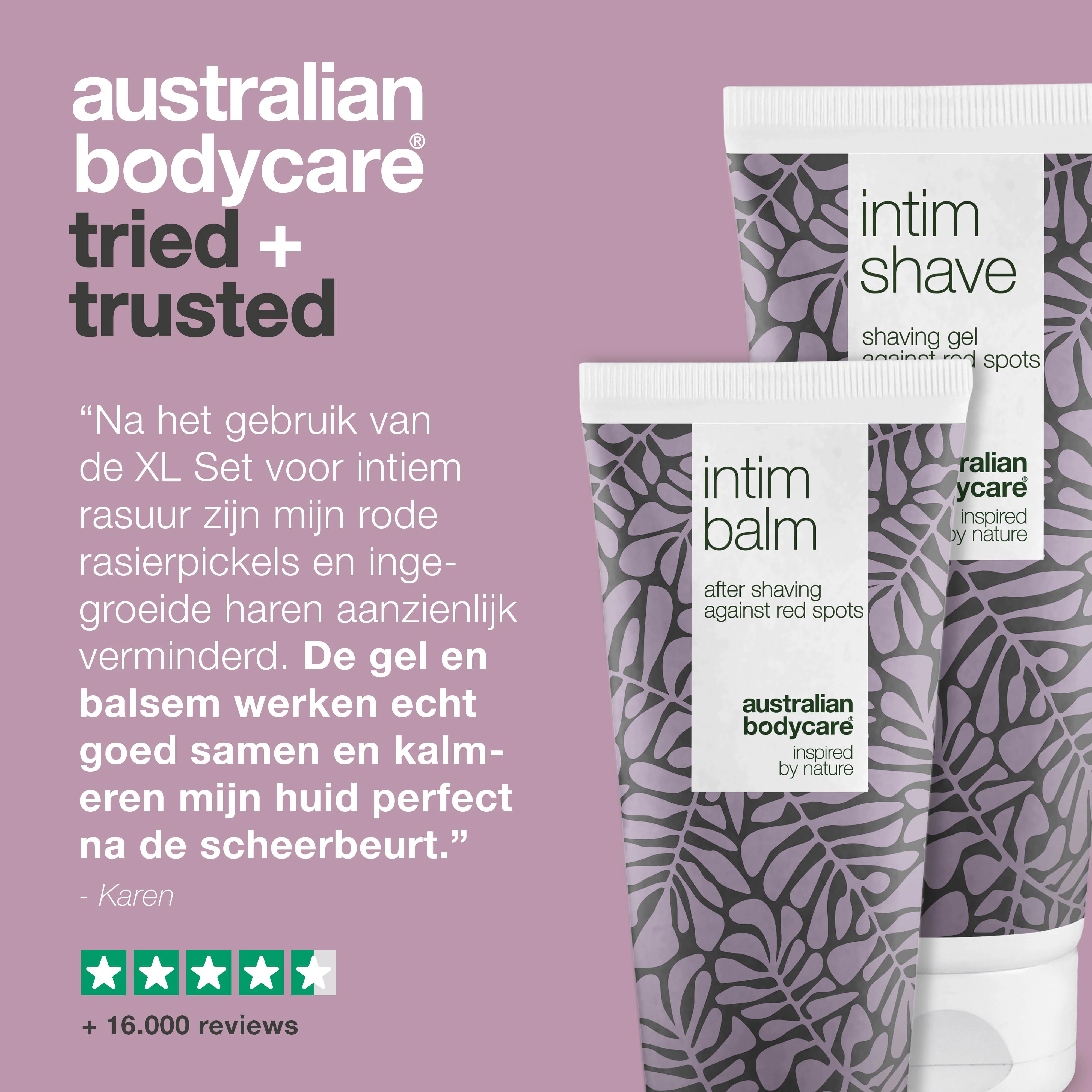 XL Set voor intiem scheren zonder rode bultjes — Grote intieme scheergel en aftershave balsem tegen ingegroeide haren - Image 5