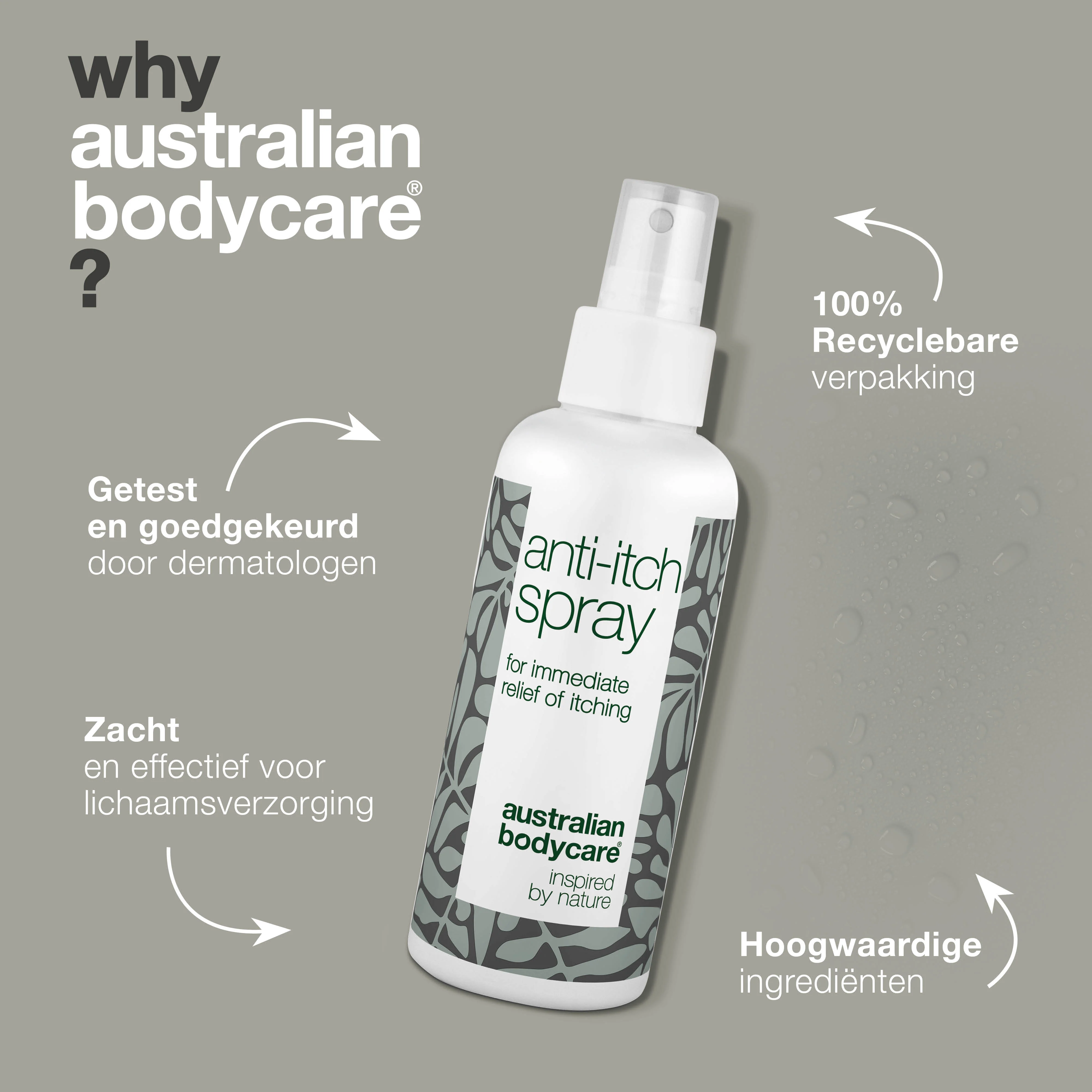Spray bij een jeukerig gevoel op lichaam — Verzachtende en kalmerende anti-jeuk spray voor de droge huid - Image 4