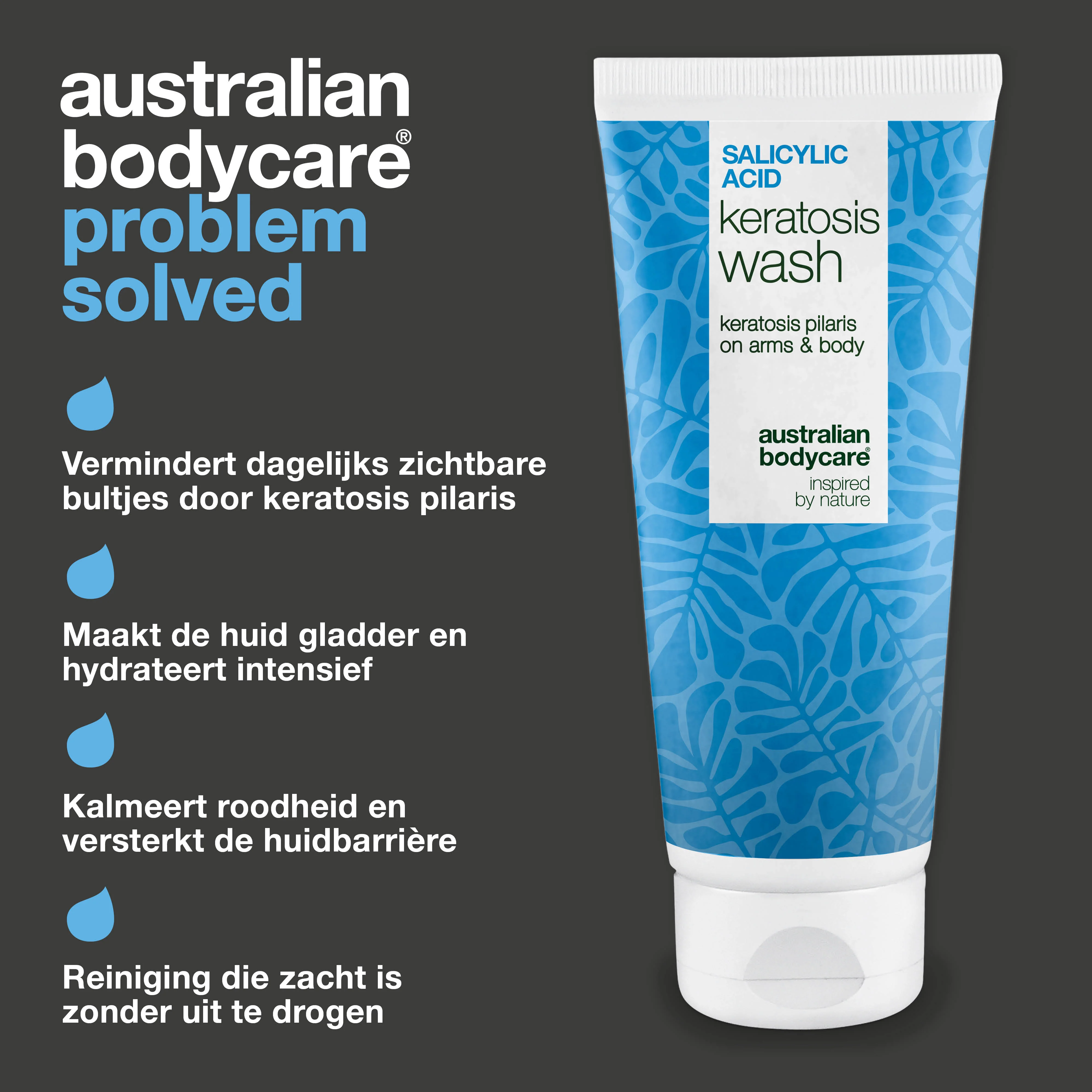 Keratosis Pilaris Douchegel – tegen ruwe en bobbelige huid — Keratosis Pilaris Body Wash tegen ruwe huid en bultjes door keratosis pilaris. Met salicylzuur, niacinamide en glycerine. - Image 3