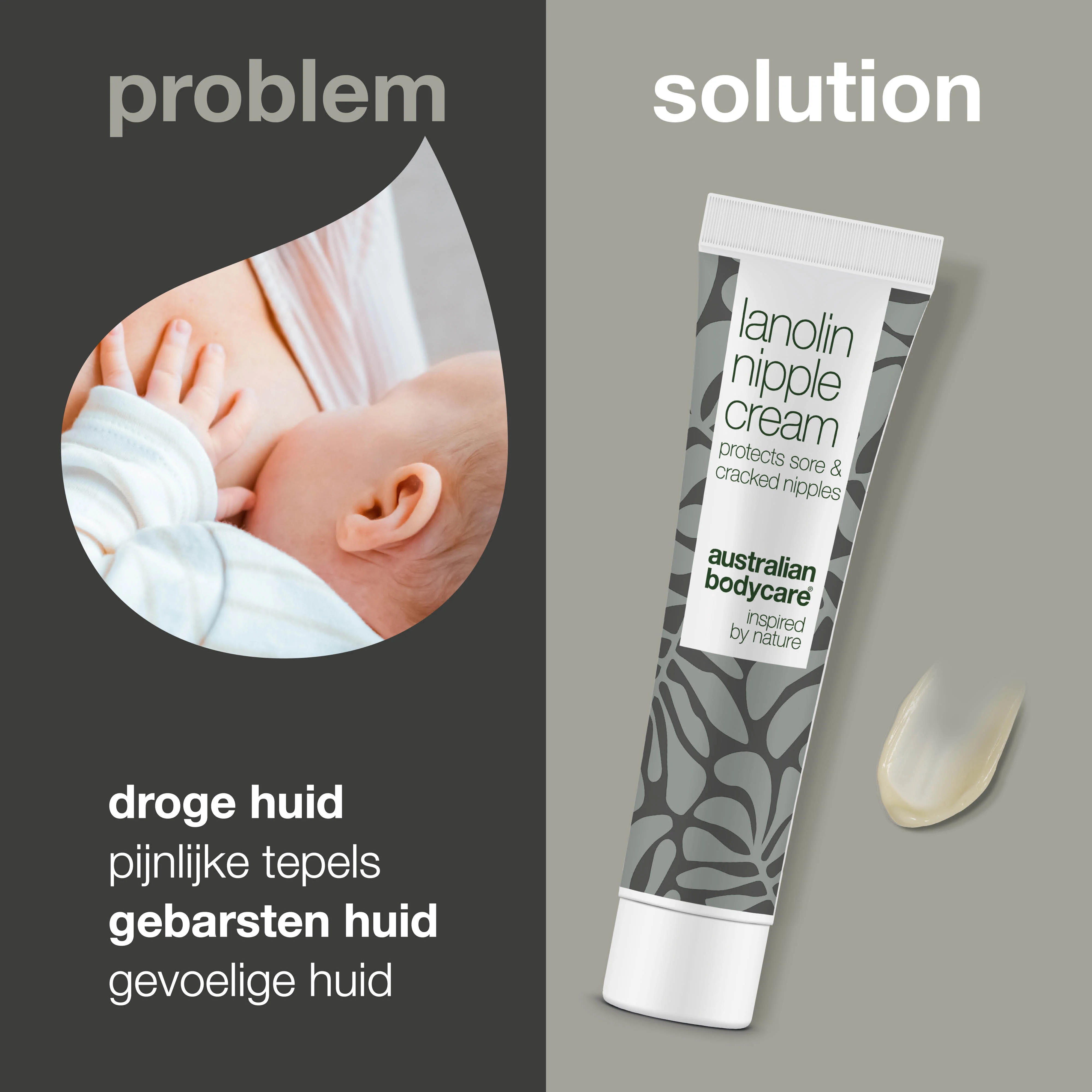 Lanoline Tepelcrème voor Droge en Gevoelige Huid — Bescherm en verzorg gevoelige tepels met lanolinecrème. Verzacht en hydrateert. - Image 2