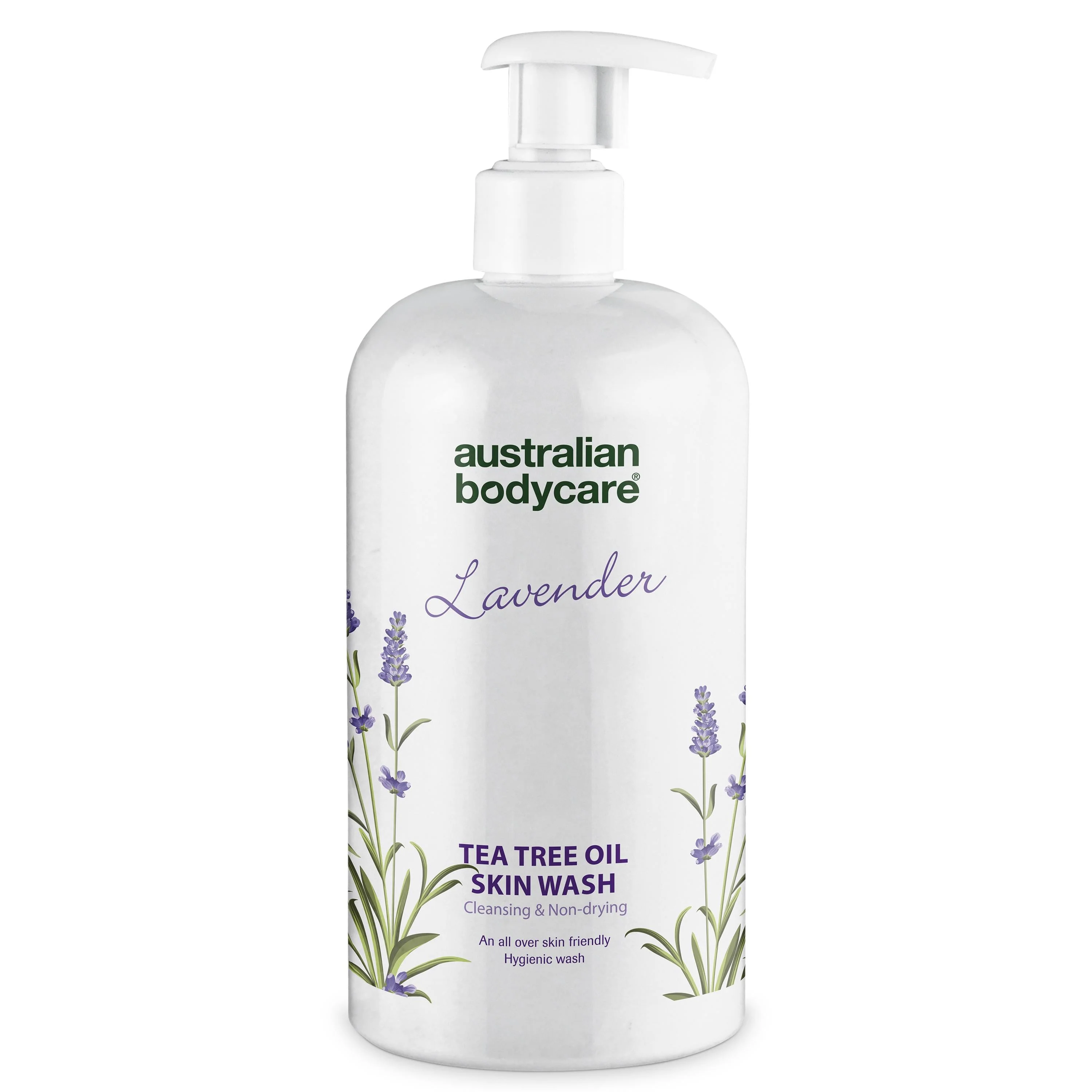 Professionele Lavender Skin Wash — Professioneel Showergel met Tea tree Olie en Lavendel voor de dagelijkse reiniging van je lichaam