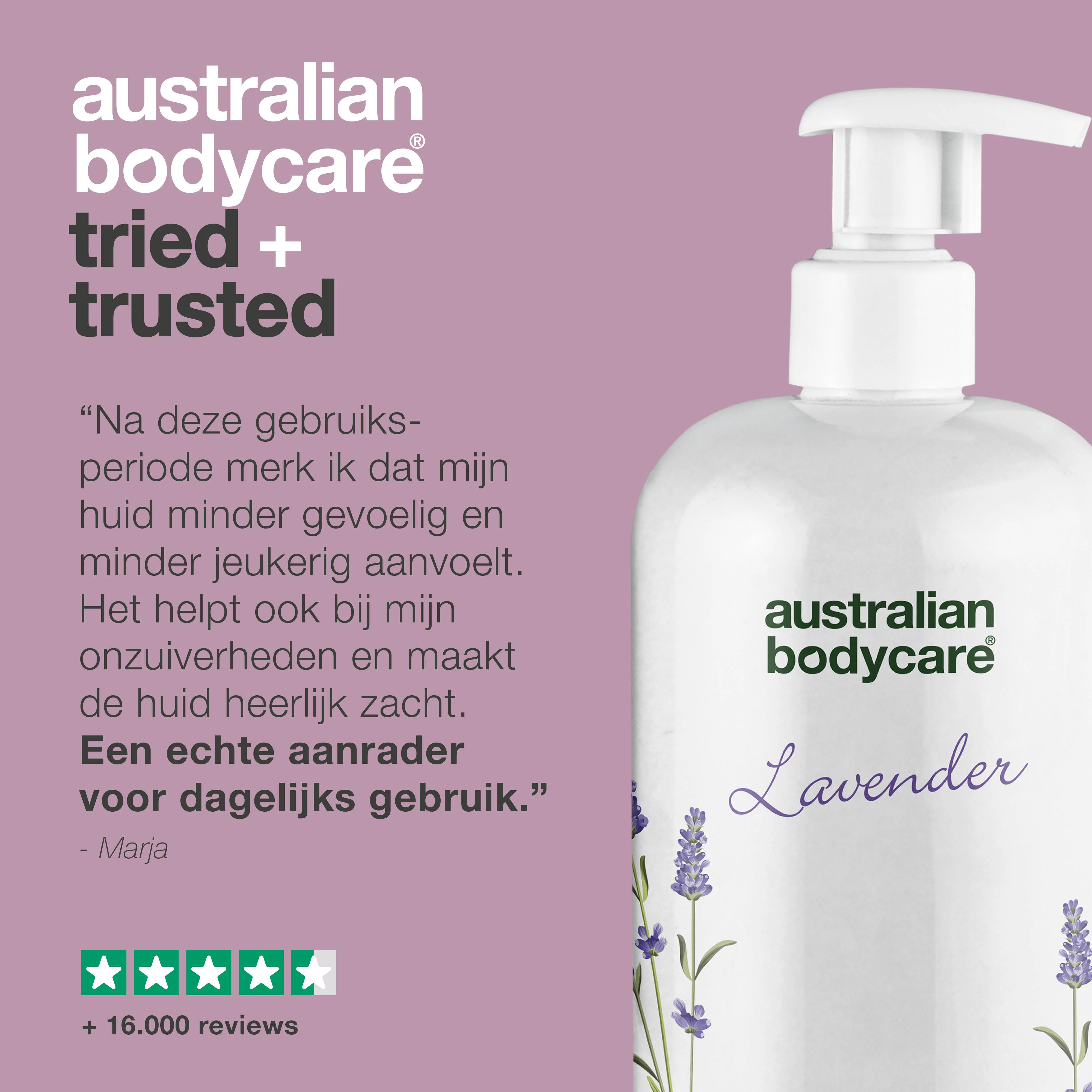 Professionele Lavender Skin Wash — Professioneel Showergel met Tea tree Olie en Lavendel voor de dagelijkse reiniging van je lichaam - Image 5