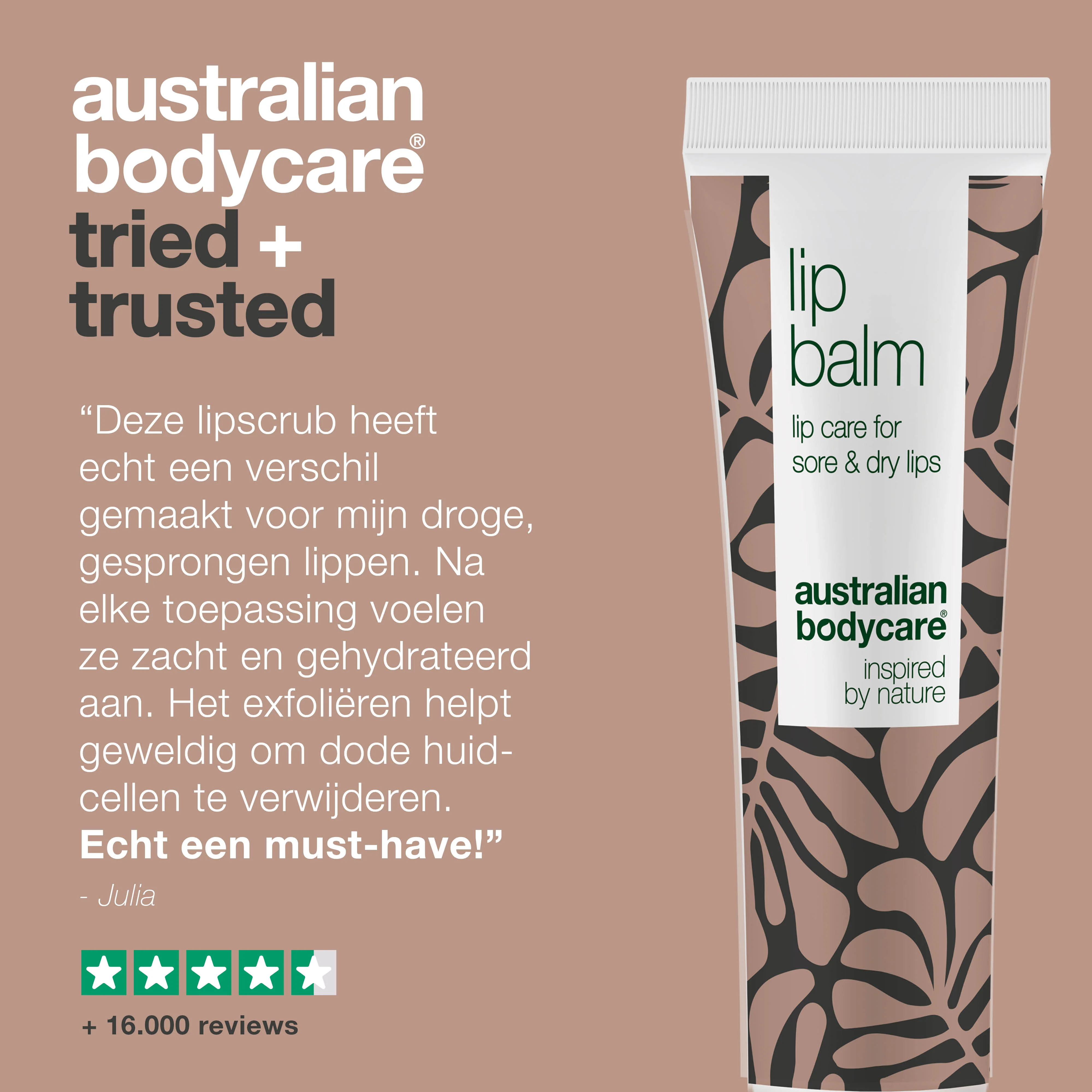 Lippenbalsem voor de verzorging van droge lippen — lippenbalsem met Tea Tree Olie voor droge lippen & verzorging van koortslip - Image 5
