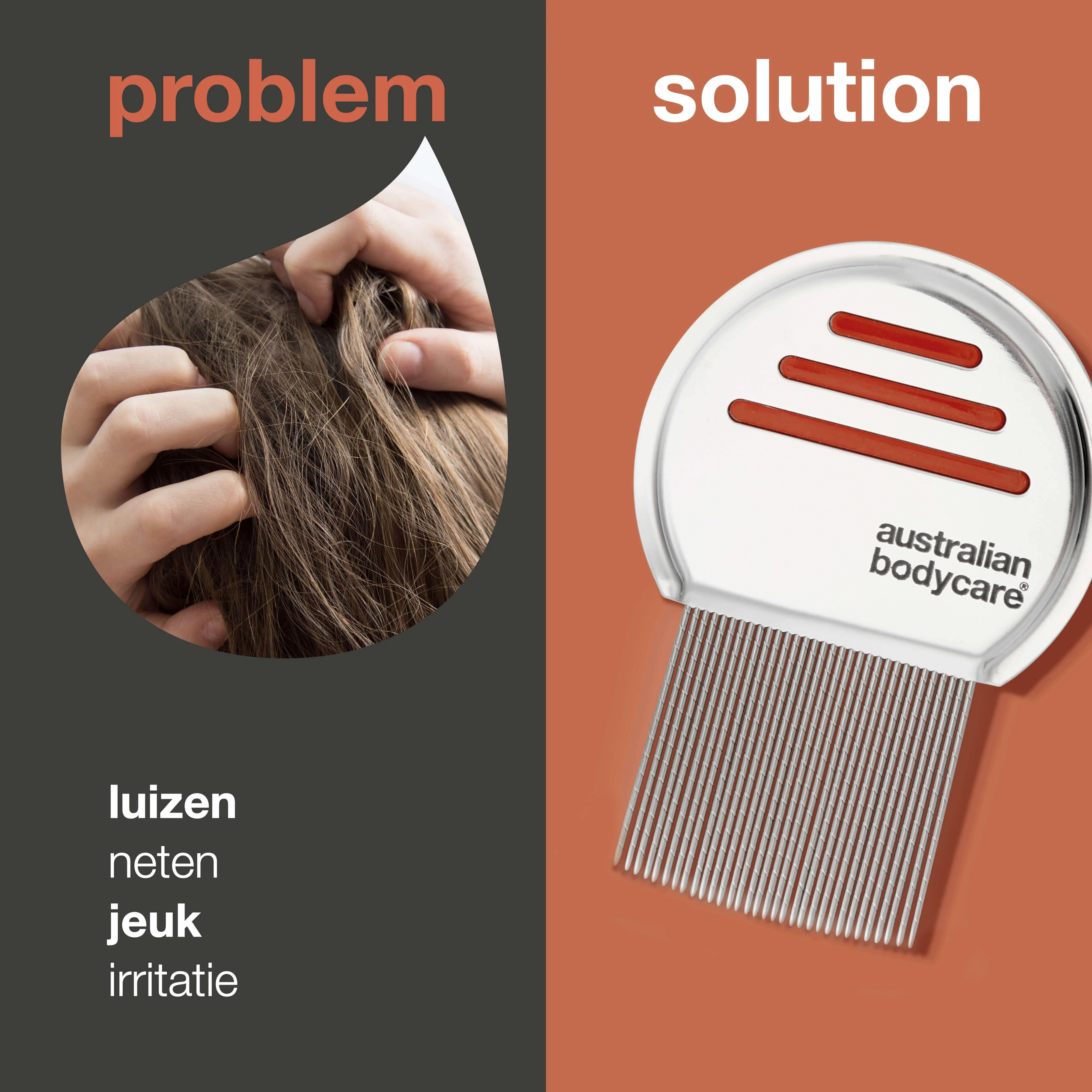 Metalen luizenkam – Verwijdert effectief luizen en neten — Bestrijd luizen met een roestvrijstalen luizenkam! Verwijdert luizen en neten zacht en grondig. Perfect voor een complete behandeling. - Image 2