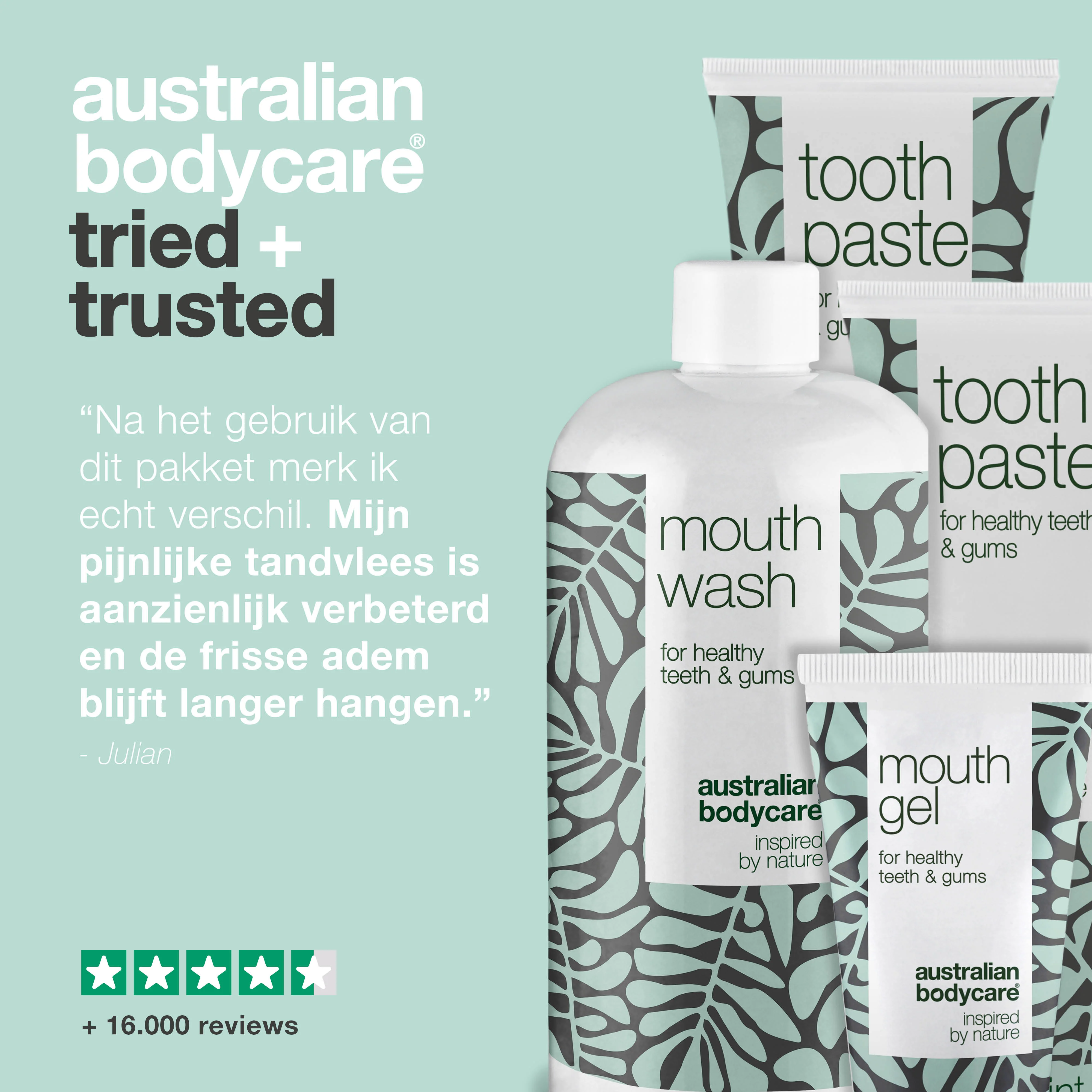 Mondverzorgingspakket met 4 producten met Tea Tree Oil — Voor dagelijkse verzorging bij mondschimmel, parodontitis en ontstoken tandvlees - Image 5