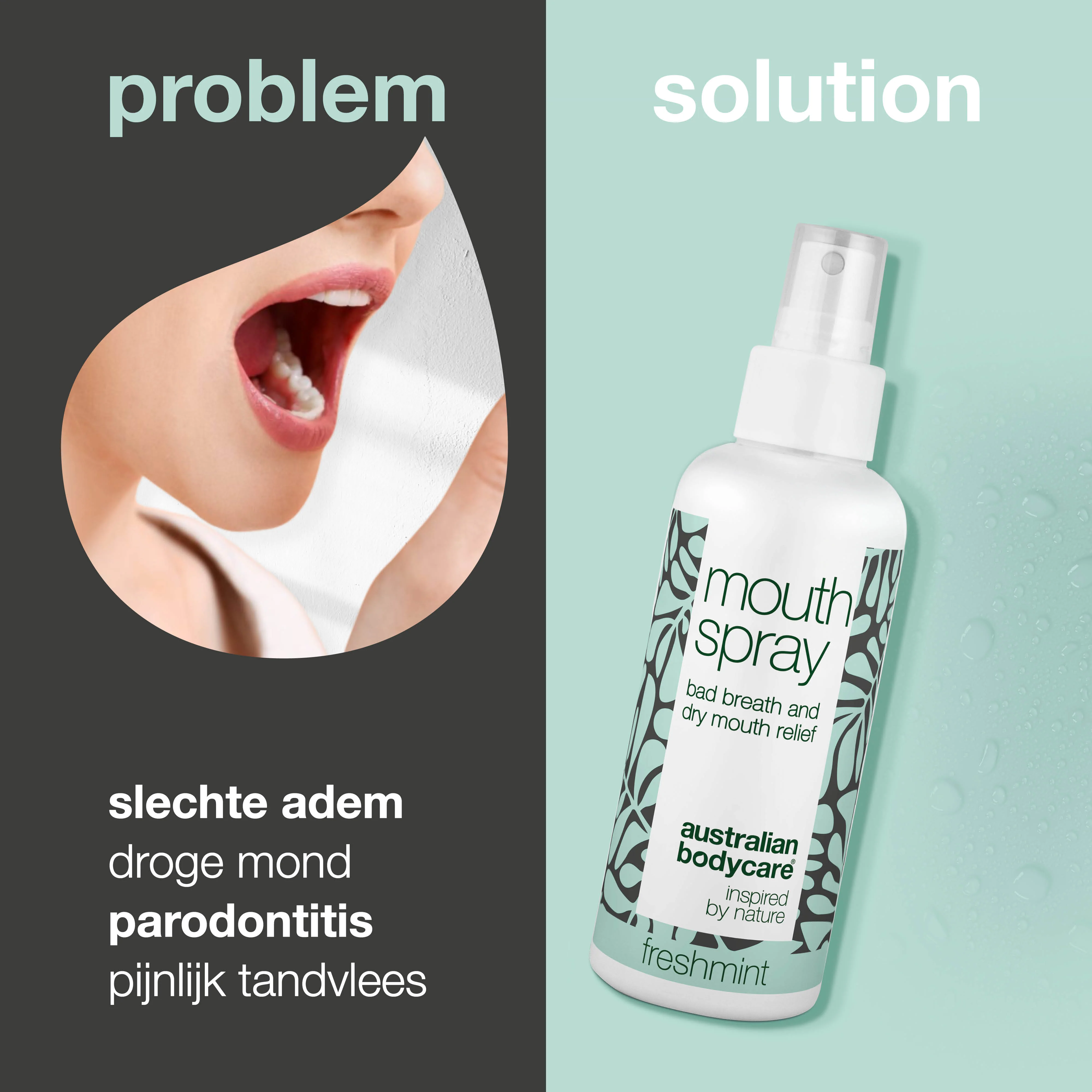 Mondspray tegen een droge mond en slechte adem – frisheid — Effectieve mondspray die een droge mond hydrateert en je adem verfrist. Ideaal voor dagelijks gebruik en perfect voor onderweg. - Image 2