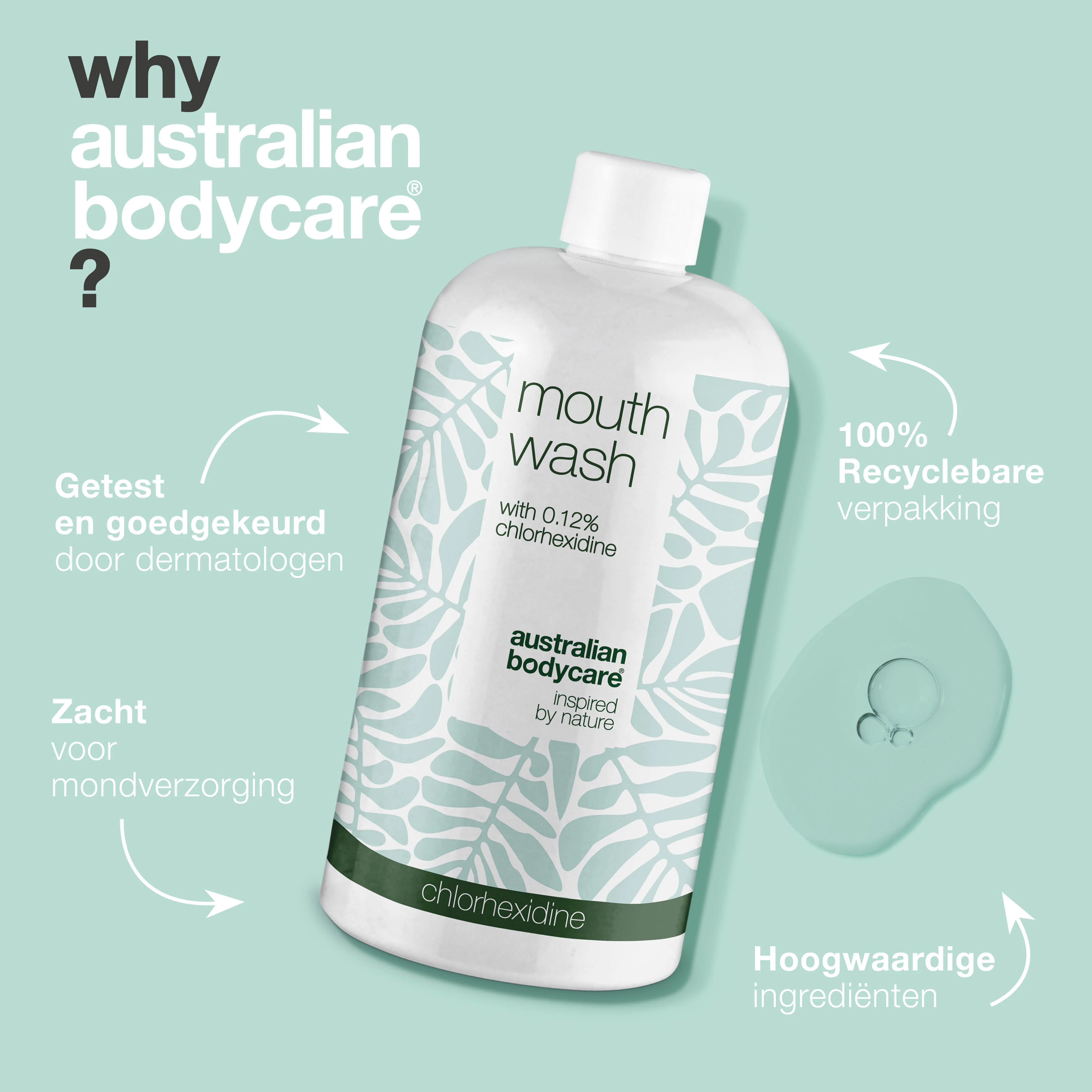 Chloorhexidine mondspoeling 0,12% met Tea Tree Oil — Mondspoeling voor dagelijkse verzorging van gevoelig tandvlees, parodontitis en slechte adem - Image 4