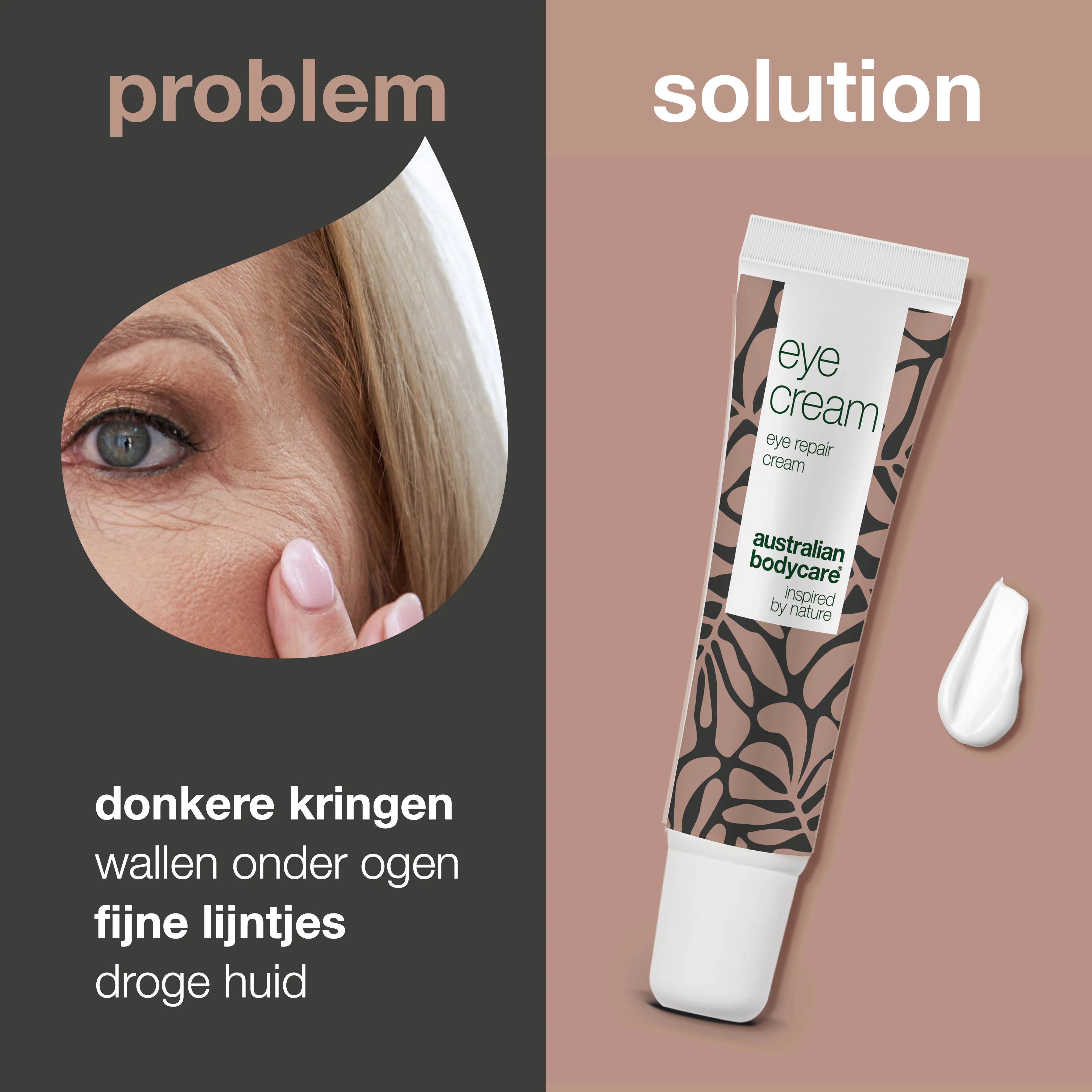 Oogcrème tegen donkere kringen, wallen en fijne lijntjes — Effectieve oogcrème die wallen en donkere kringen vermindert. Hydrateert en versterkt de huid voor een frisse uitstraling. - Image 2