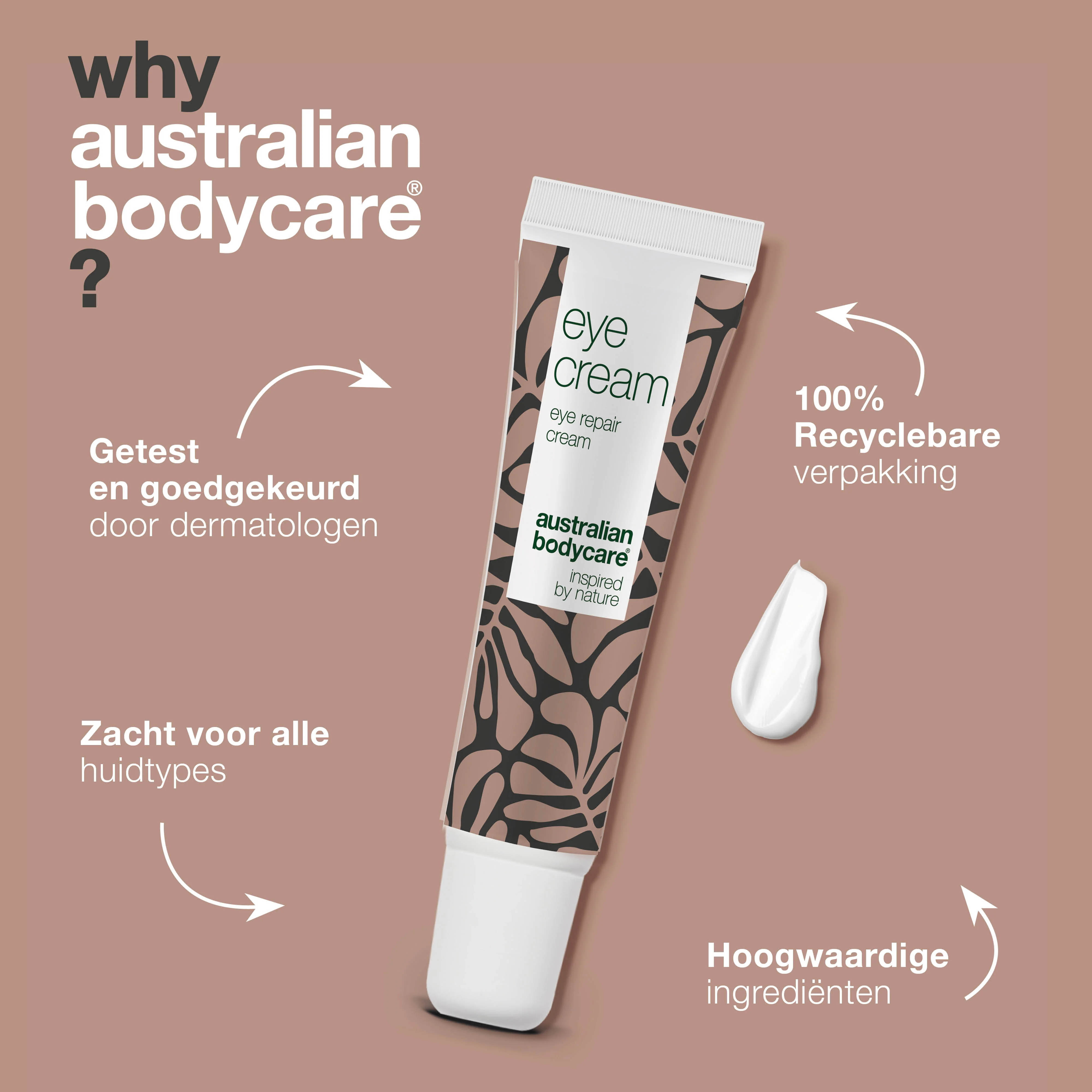 Oogcrème tegen donkere kringen, wallen en fijne lijntjes — Effectieve oogcrème die wallen en donkere kringen vermindert. Hydrateert en versterkt de huid voor een frisse uitstraling. - Image 4