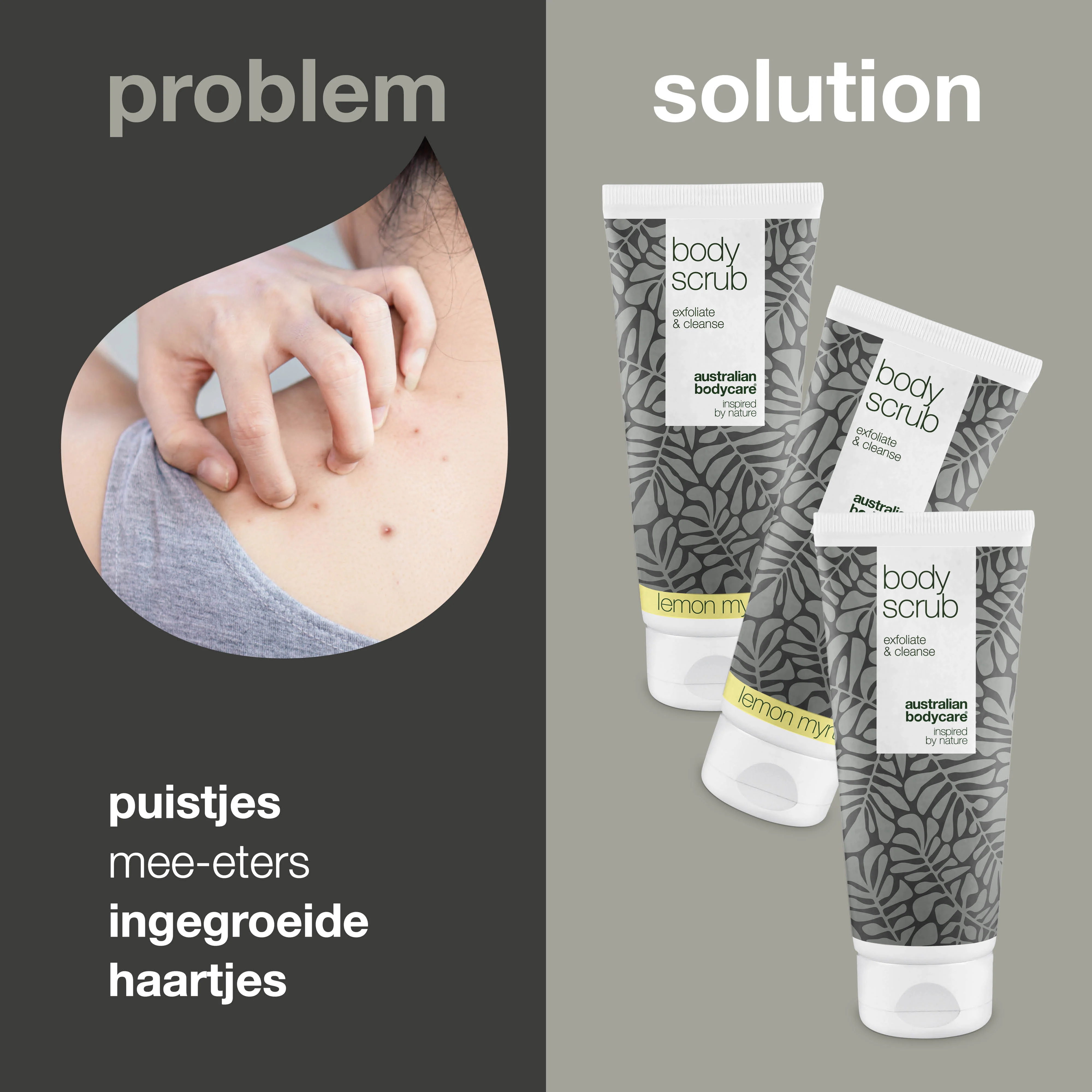 3 Body Scrubs - Voordeelpakket — Voordeelpakket met 3 Body Scrubs (200 ml): Tea Tree Oil & Lemon Myrtle - Image 2