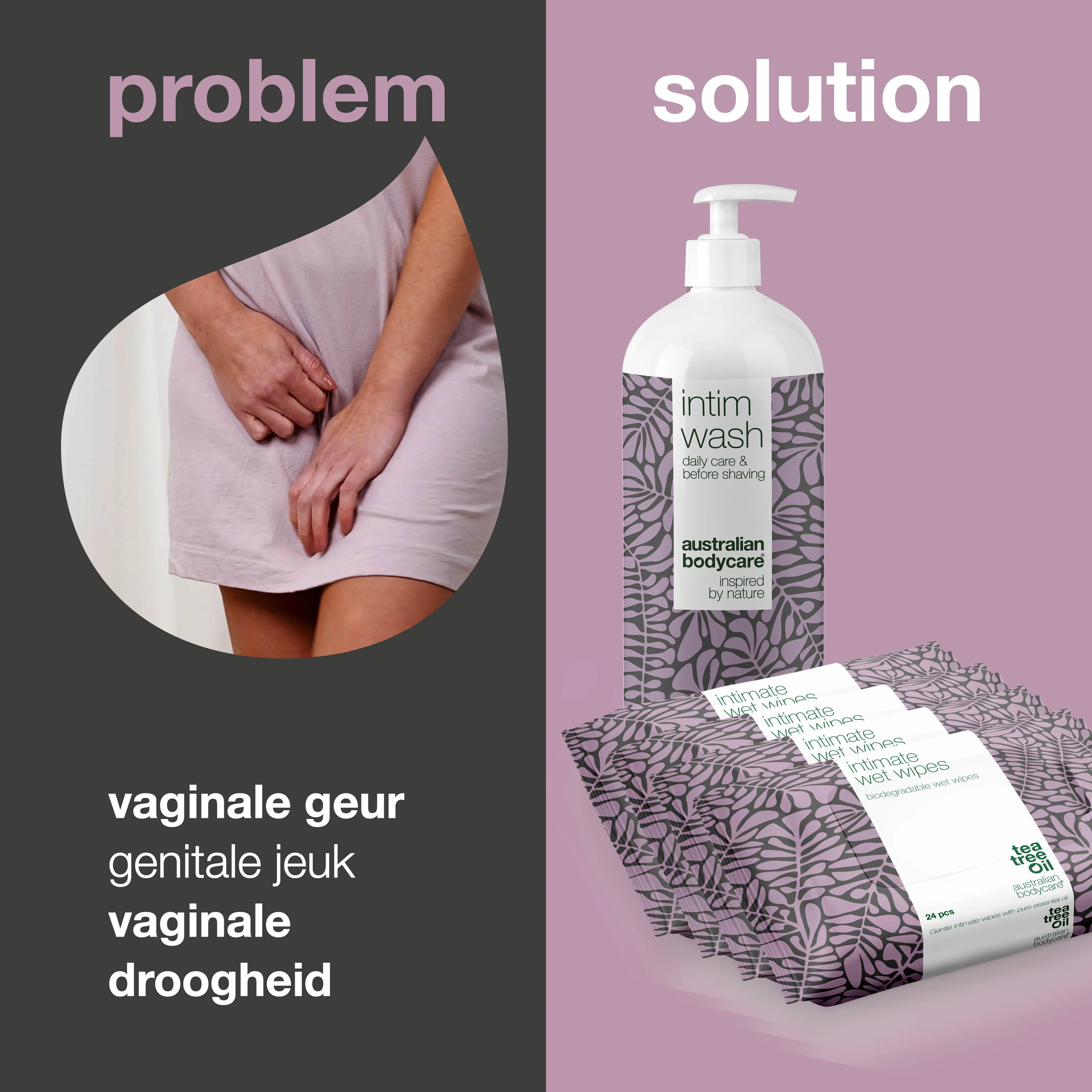 Pakket voor optimale intieme hygiëne — Verzorgingsproducten tegen jeuk, branderigheid en geur - Image 2