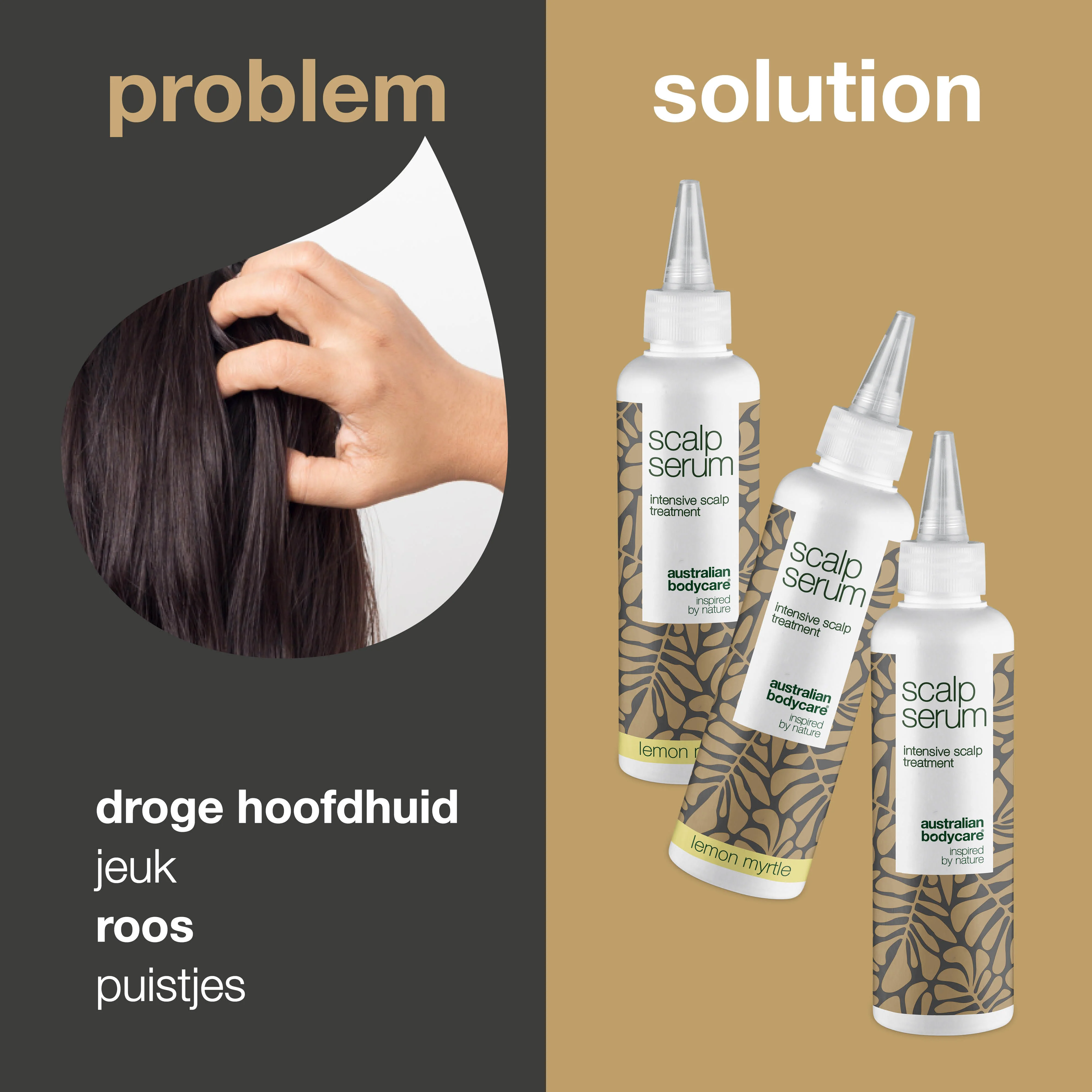 3 voor 2 Scalp Serum hoofdhuidbehandeling 150 ml — Speciale aanbieding met 3 hoofdhuidbehandelingen (150 ml): Tea Tree Olie & Lemon Myrtle - Image 2