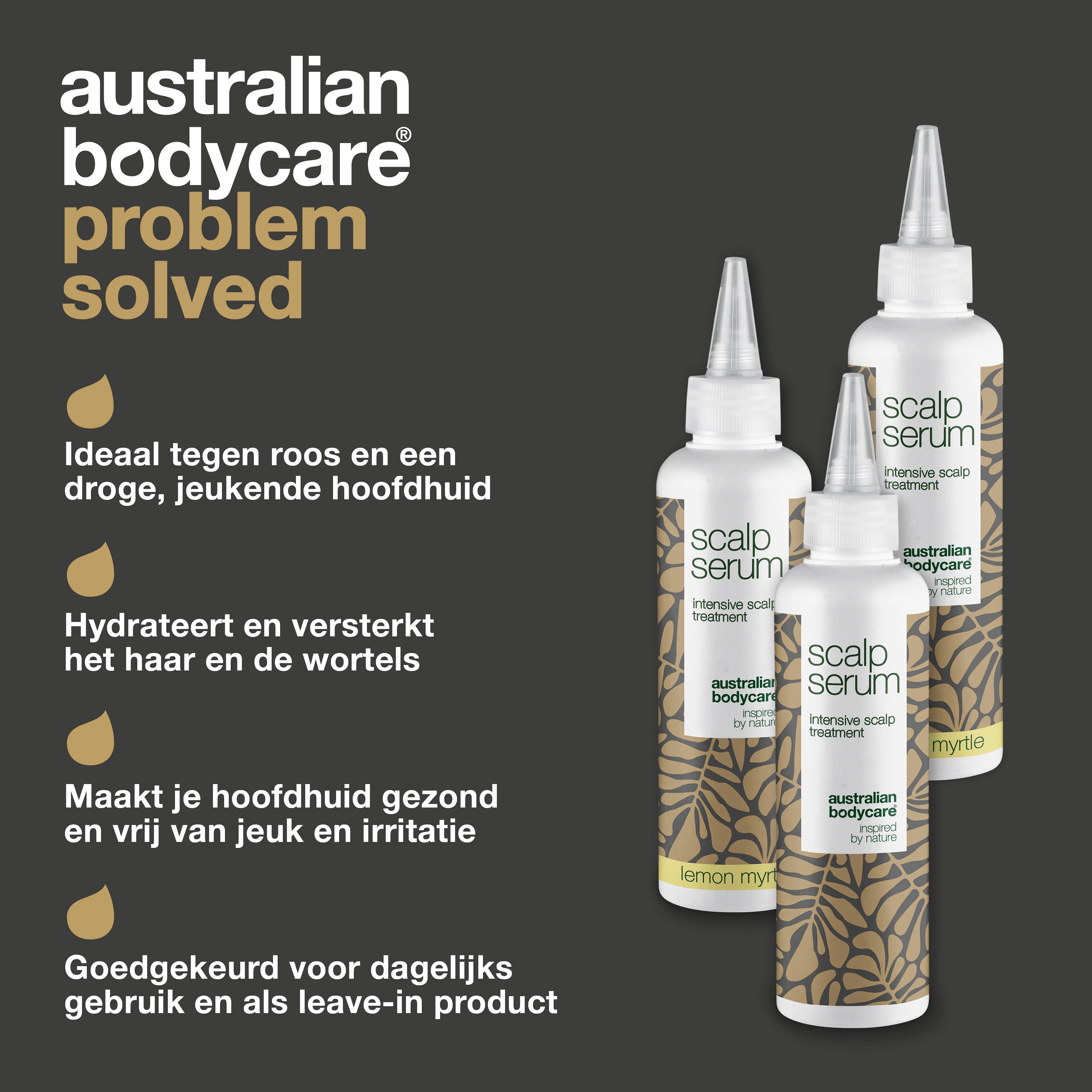 3 voor 2 Scalp Serum hoofdhuidbehandeling 150 ml — Speciale aanbieding met 3 hoofdhuidbehandelingen (150 ml): Tea Tree Olie & Lemon Myrtle - Image 3