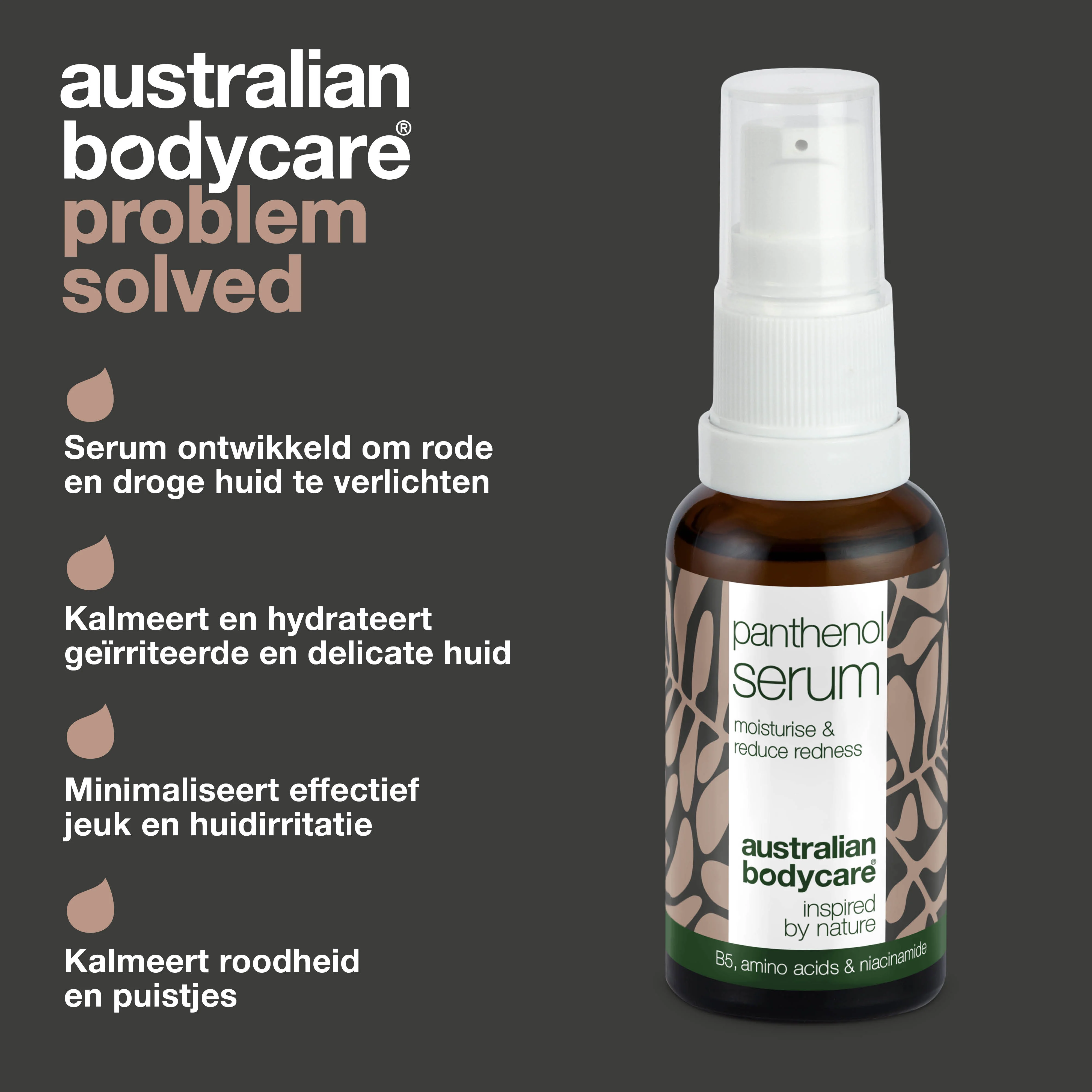 Panthenol Serum – Verzachtende zorg voor roodheid & rosacea — Panthenol Serum hydrateert & kalmeert roodheid, rosacea & droge huid. Versterkt de huidbarrière & vermindert irritatie. - Image 3
