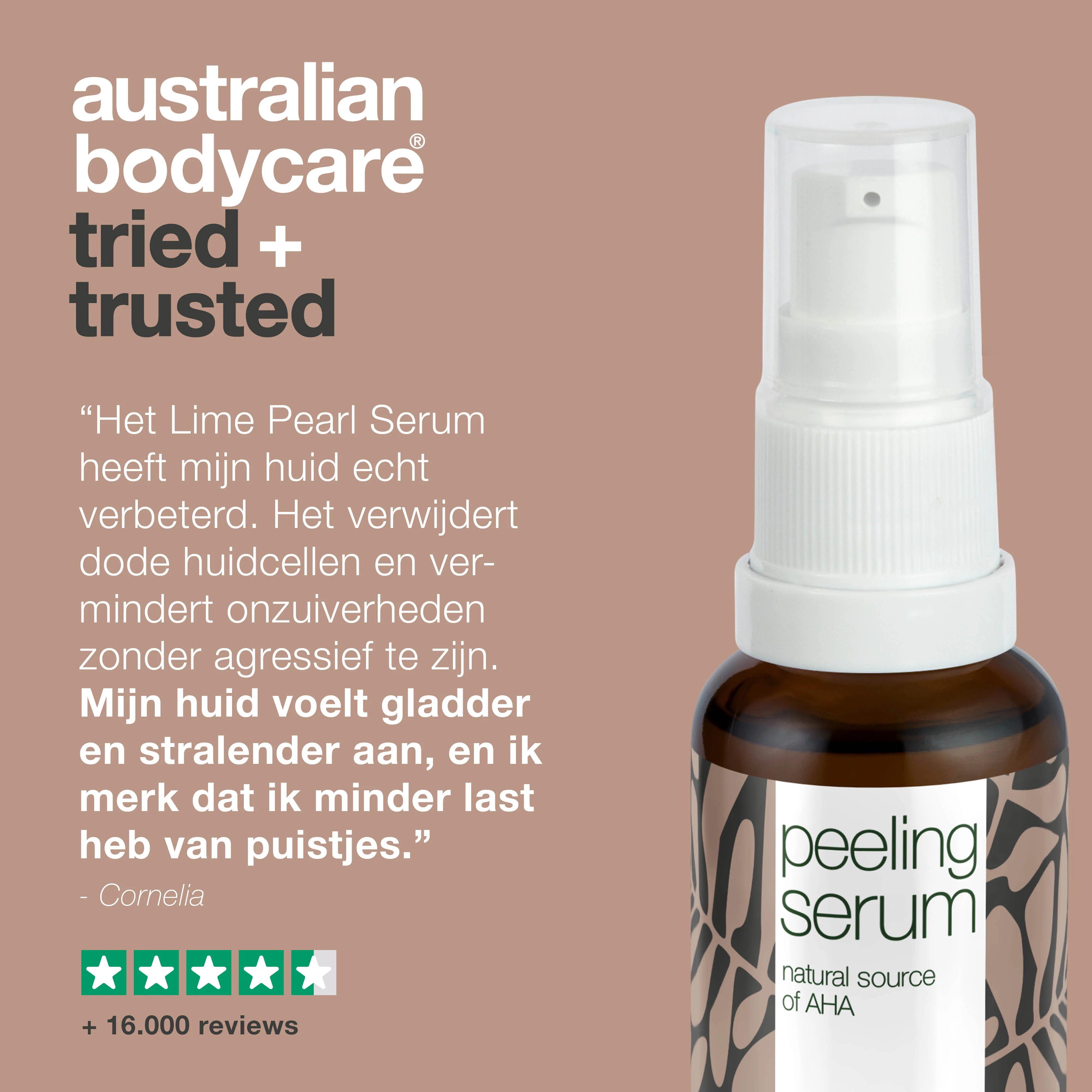 AHA Peeling Serum – Exfolieert voor een gladdere, frisse huid — AHA Peeling Serum verwijdert dode huidcellen, verfijnt de huidtextuur en geeft een gezonde glow. Met Niacinamide en Allantoïne. - Image 5