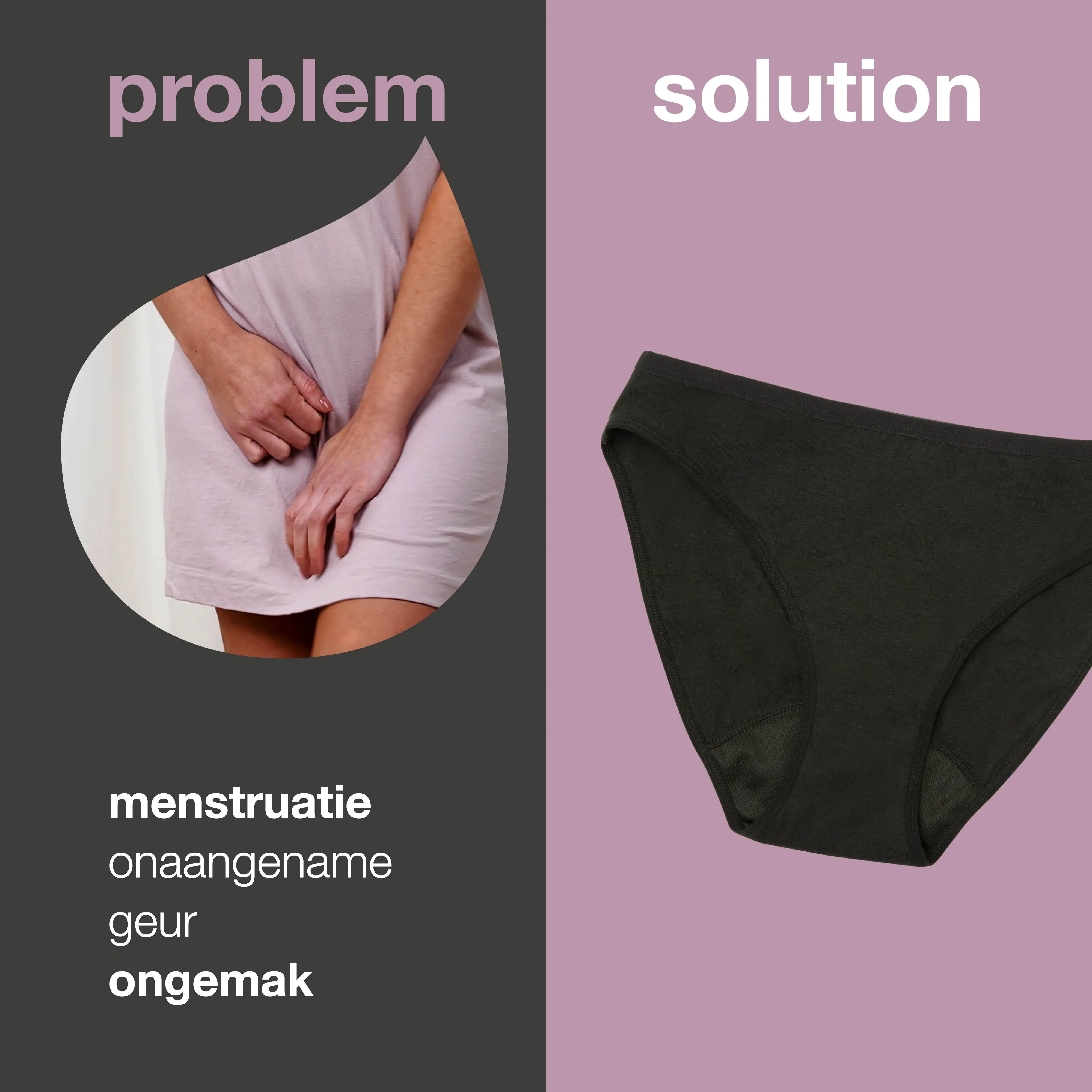 Menstruatieonderbroeken – Geen tampons of maandverband nodig — Ontdek menstruatieonderbroeken. Herbruikbaar, comfortabel en lekvrij. Ideaal voor dag en nacht. Voel je zeker de hele cyclus. - Image 2