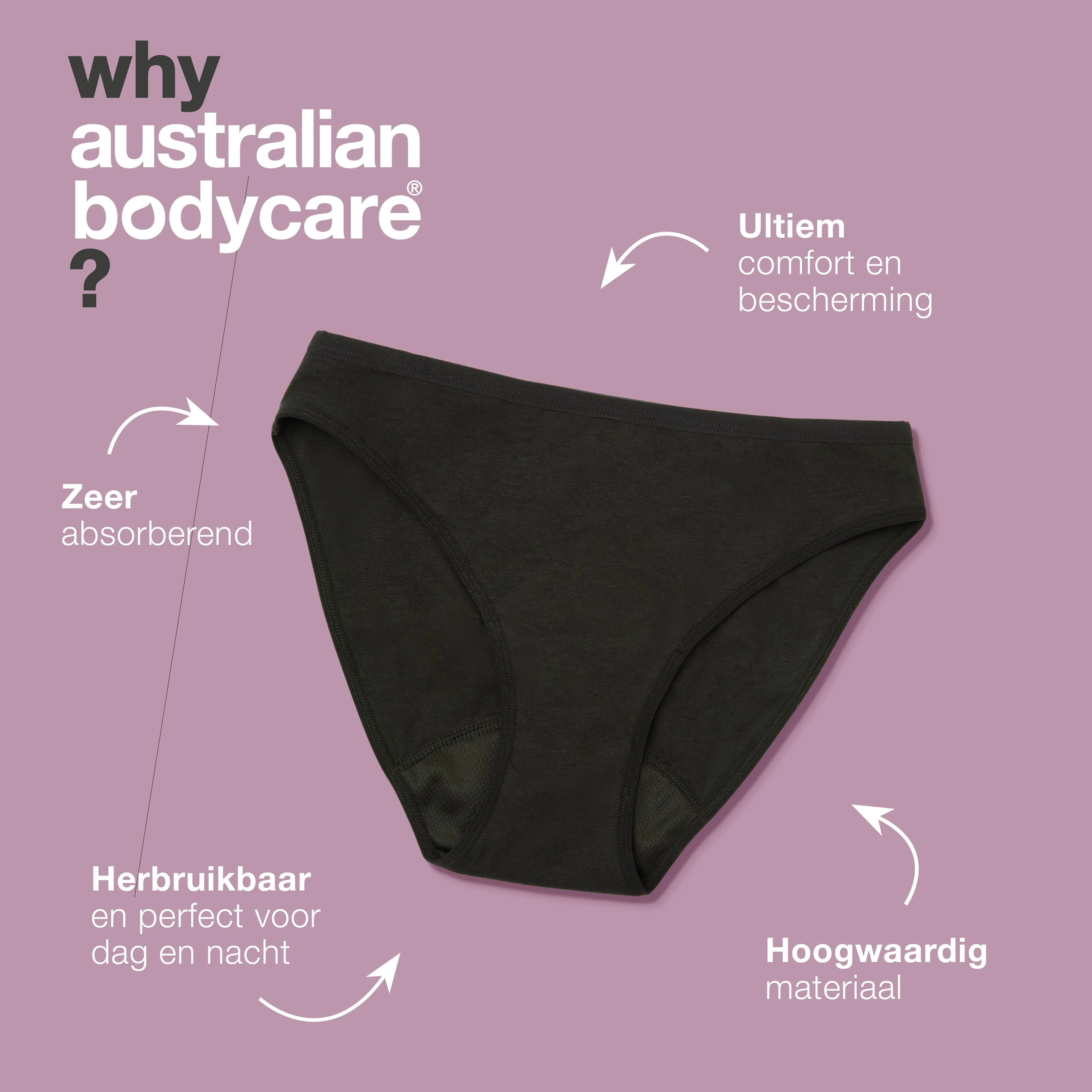 Menstruatieonderbroeken – Geen tampons of maandverband nodig — Ontdek menstruatieonderbroeken. Herbruikbaar, comfortabel en lekvrij. Ideaal voor dag en nacht. Voel je zeker de hele cyclus. - Image 4