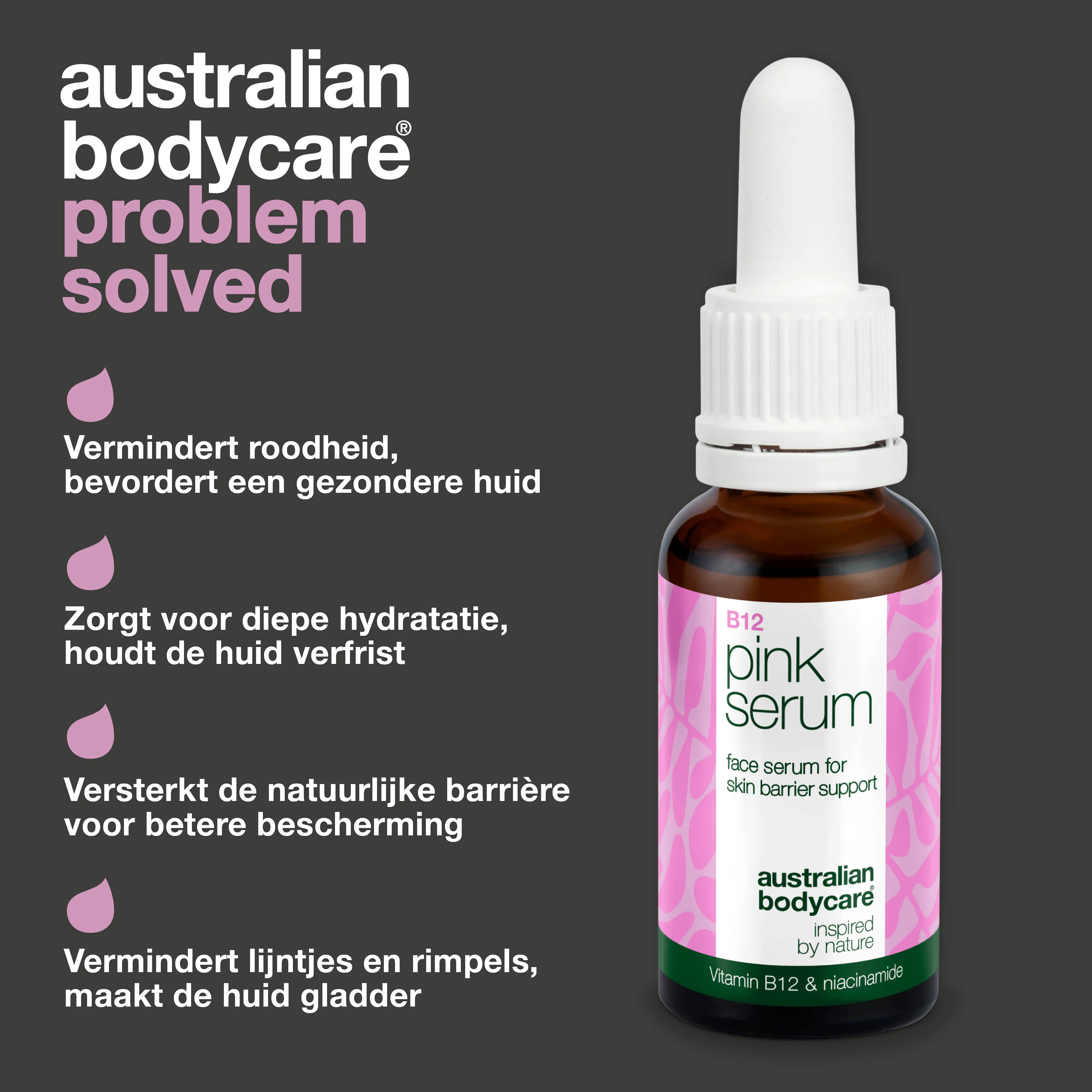 Vitamine B12 Pink Serum – Vermindert roodheid en geeft glans — B12 Pink Serum versterkt de huidbarrière, vermindert roodheid en tekenen van veroudering. Voor een zachte en stralende huid. - Image 3