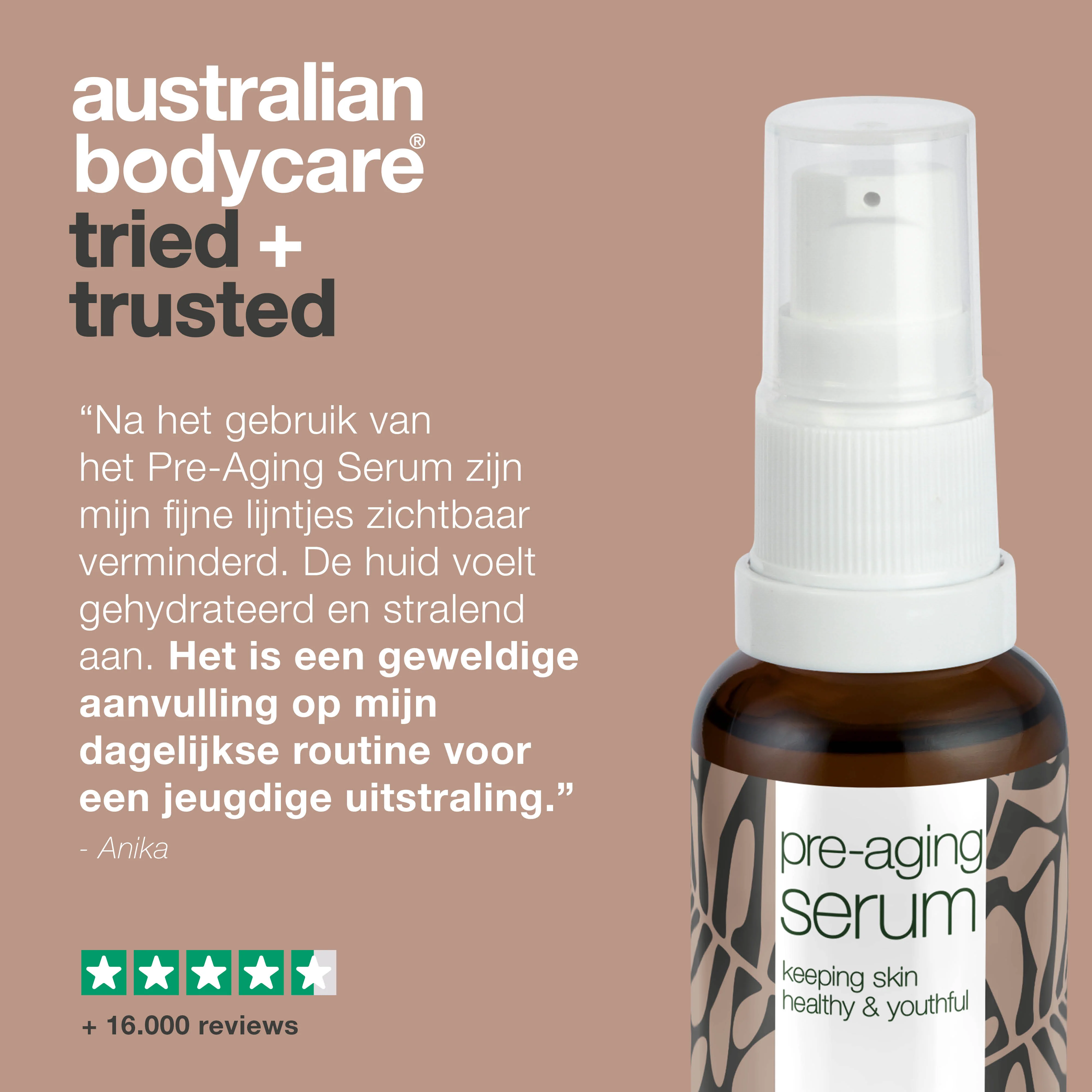 Pre-aging Serum – Voorkomt rimpels en fijne lijntjes — Pre-aging Serum bestrijdt huidveroudering en verstevigt de huid met Peptiden, Cafeïne en Hyaluronzuur. Verzacht lijntjes en hydrateert intensief. - Image 5