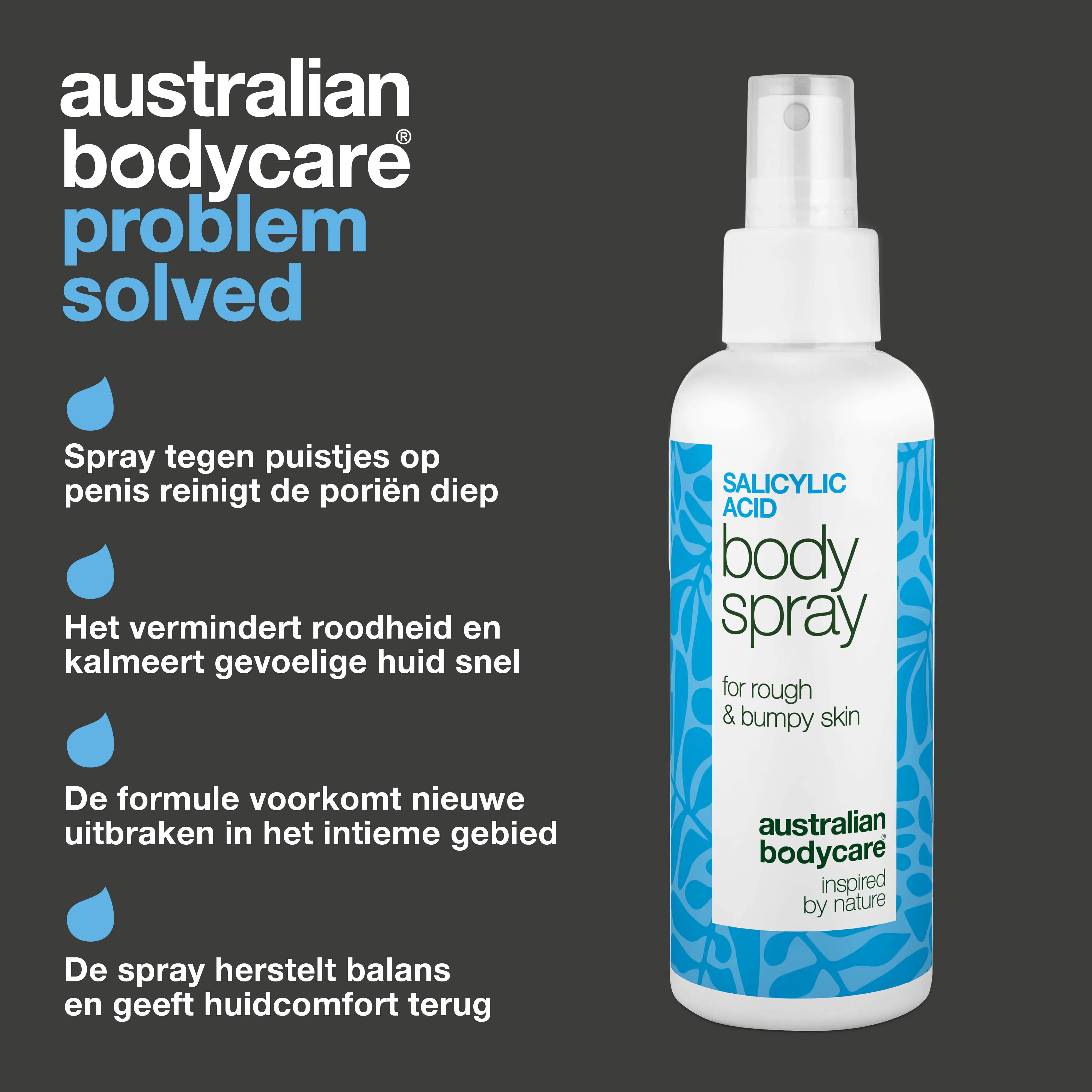 Spray tegen puistjes op penis – vermindert roodheid en vuil — Spray tegen puistjes op penis vermindert roodheid en onzuiverheden. Met salicylzuur, glycolzuur, zink, panthenol en glycerine. - Image 3