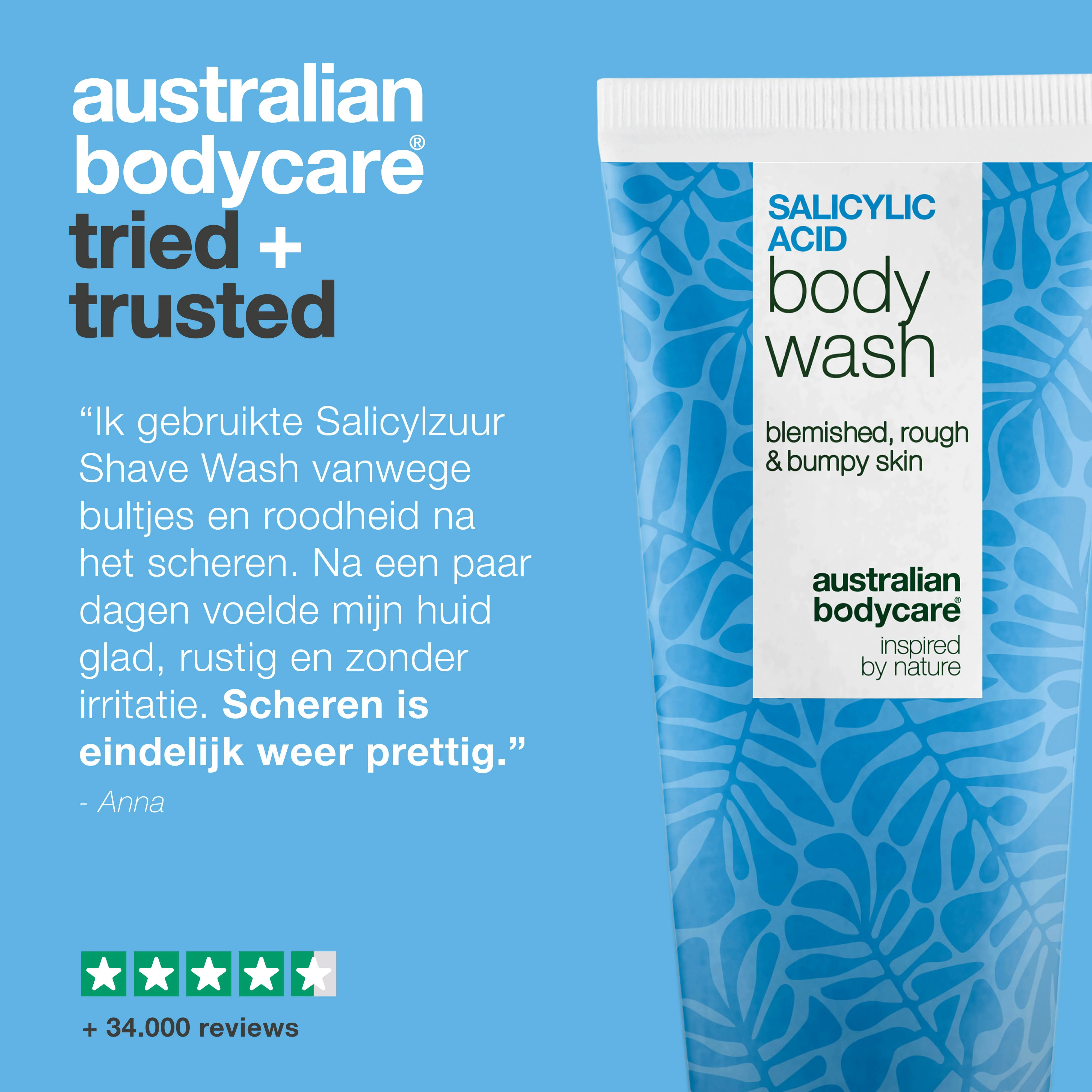 Salicylzuur Shave Wash tegen scheerirritatie en bultjes — Salicylzuur Shave Wash helpt bij roodheid en ingegroeide haartjes. Bevat salicylzuur (BHA), niacinamide en zink PCA. - Image 5
