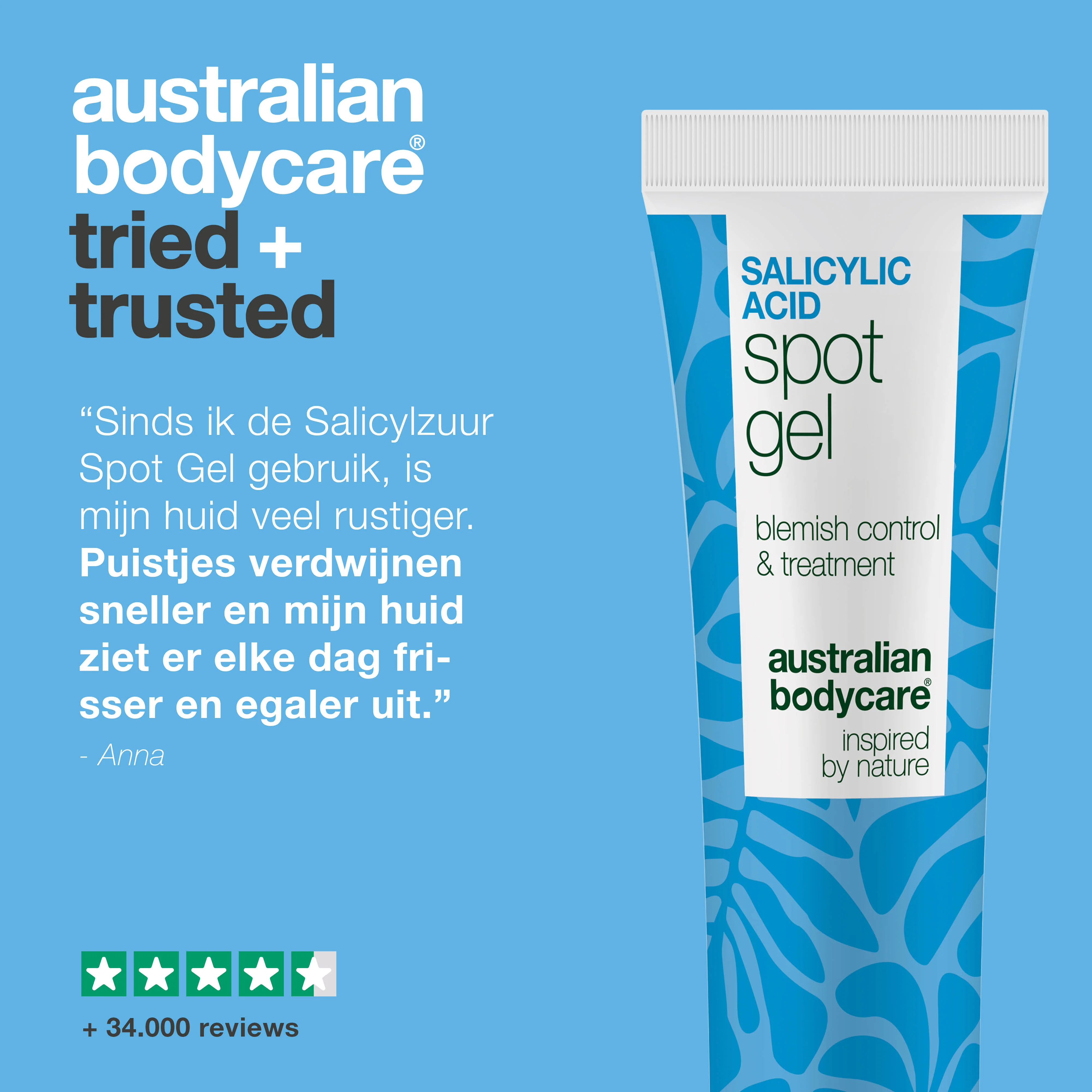 Salicylzuur Spot Gel tegen puistjes en verstopte poriën — Salicylzuur Spot Gel zuivert en balanceert de huid. Verwijdert overtollig talg en dode huidcellen met salicylzuur. - Image 5