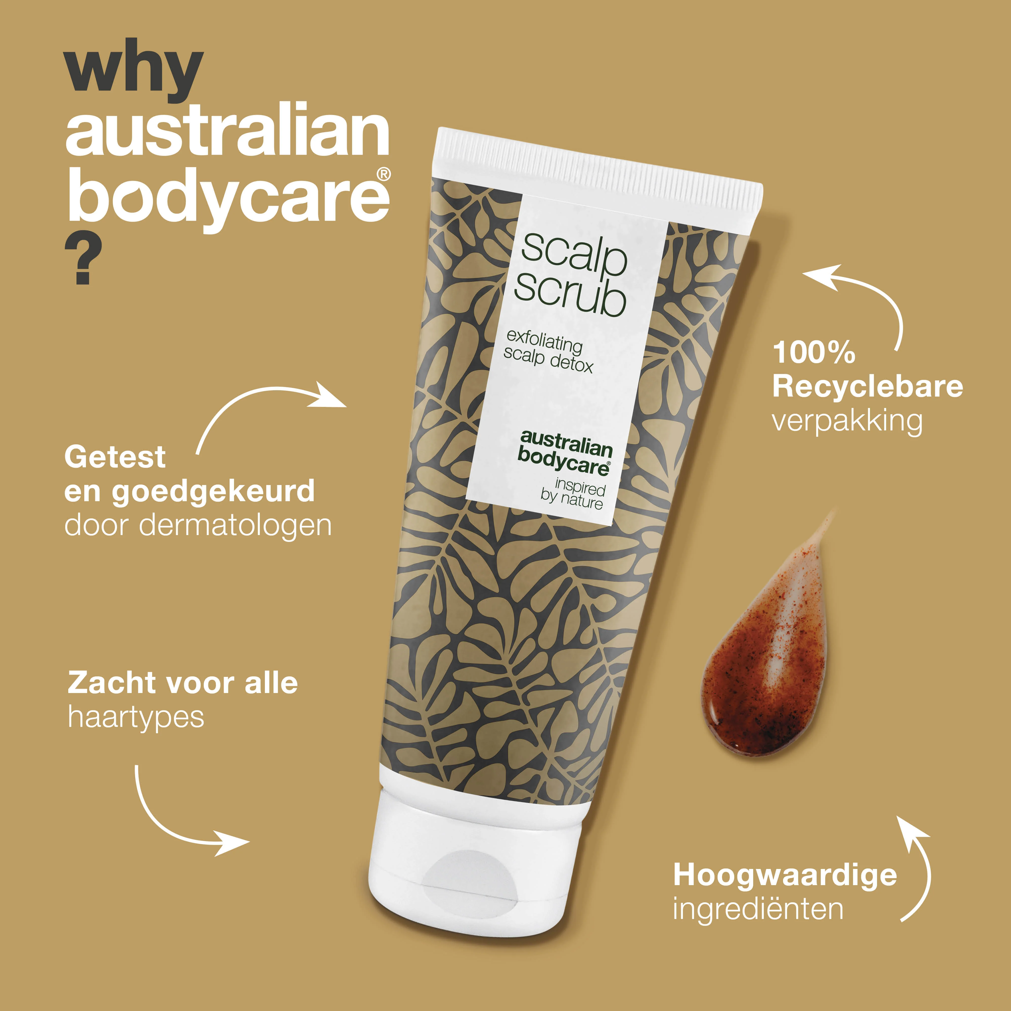 Exfoliërende Scalp Scrub — hoofdhuid scrub voor puistjes, roos of vette hoofdhuid - Image 4