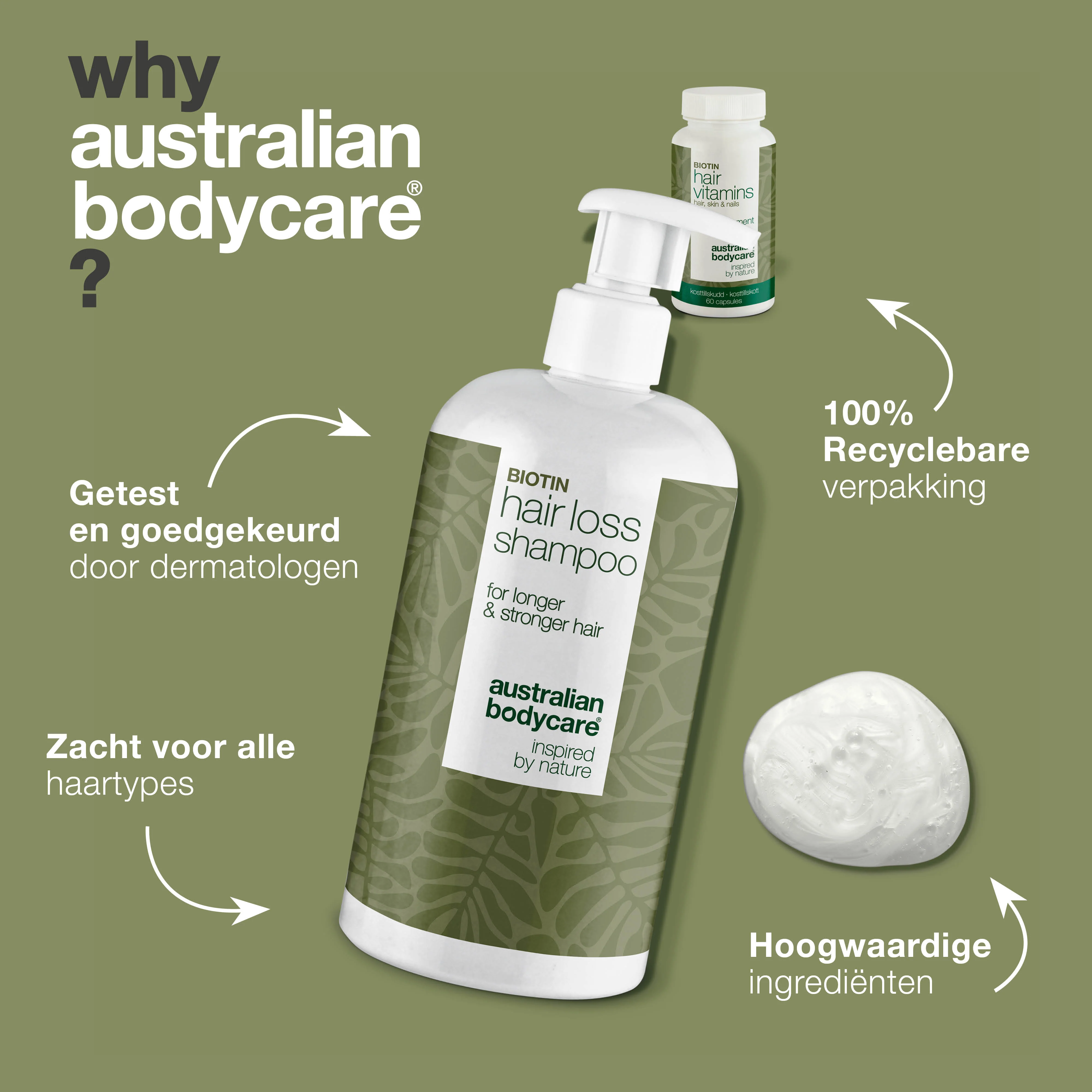 Shampoo en haaruitval vitamines voor dun en fijn haar — Producten voor de verzorging van dun en fijn haar - Image 4