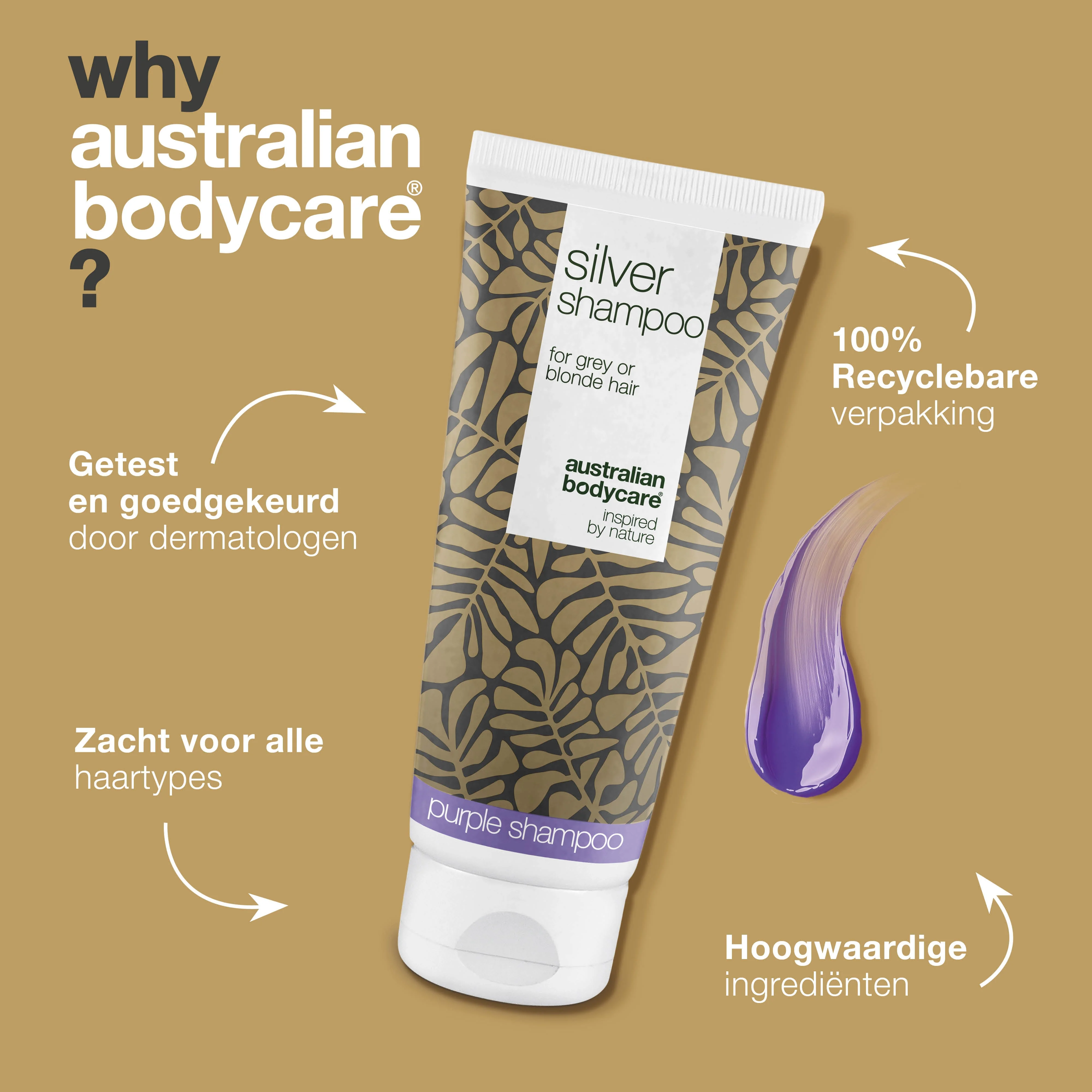 Silver Shampoo – Voor Frisse, Glanzende Blonde en Grijze Haren — Neutraliseer gele tonen en versterk koele kleuren met Silver Shampoo. Perfect voor natuurlijk of gekleurd haar. - Image 4