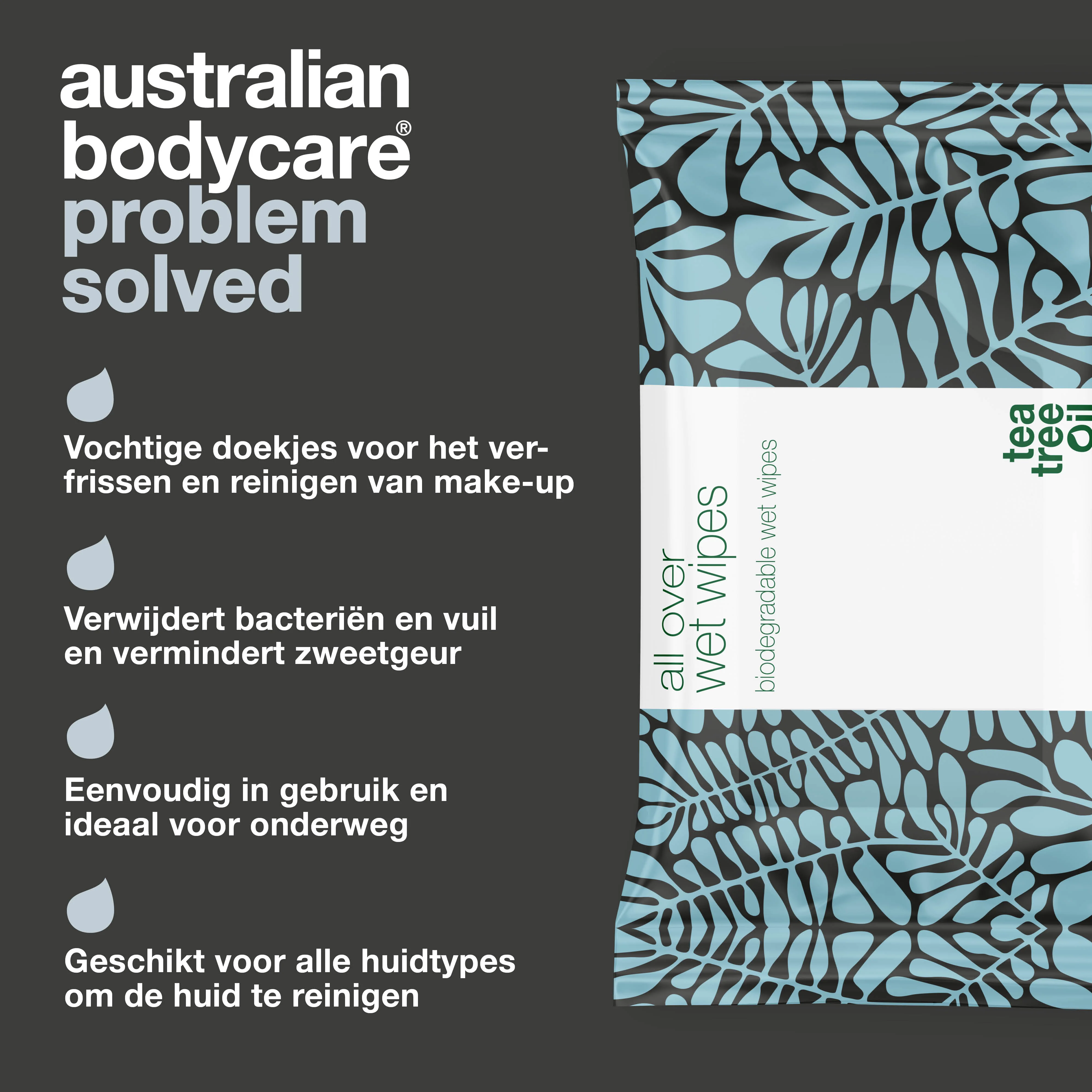Tea Tree Olie Vochtige doekjes 36 stuks — Een effectief product om de huid te reinigen & verfrissen - Image 3
