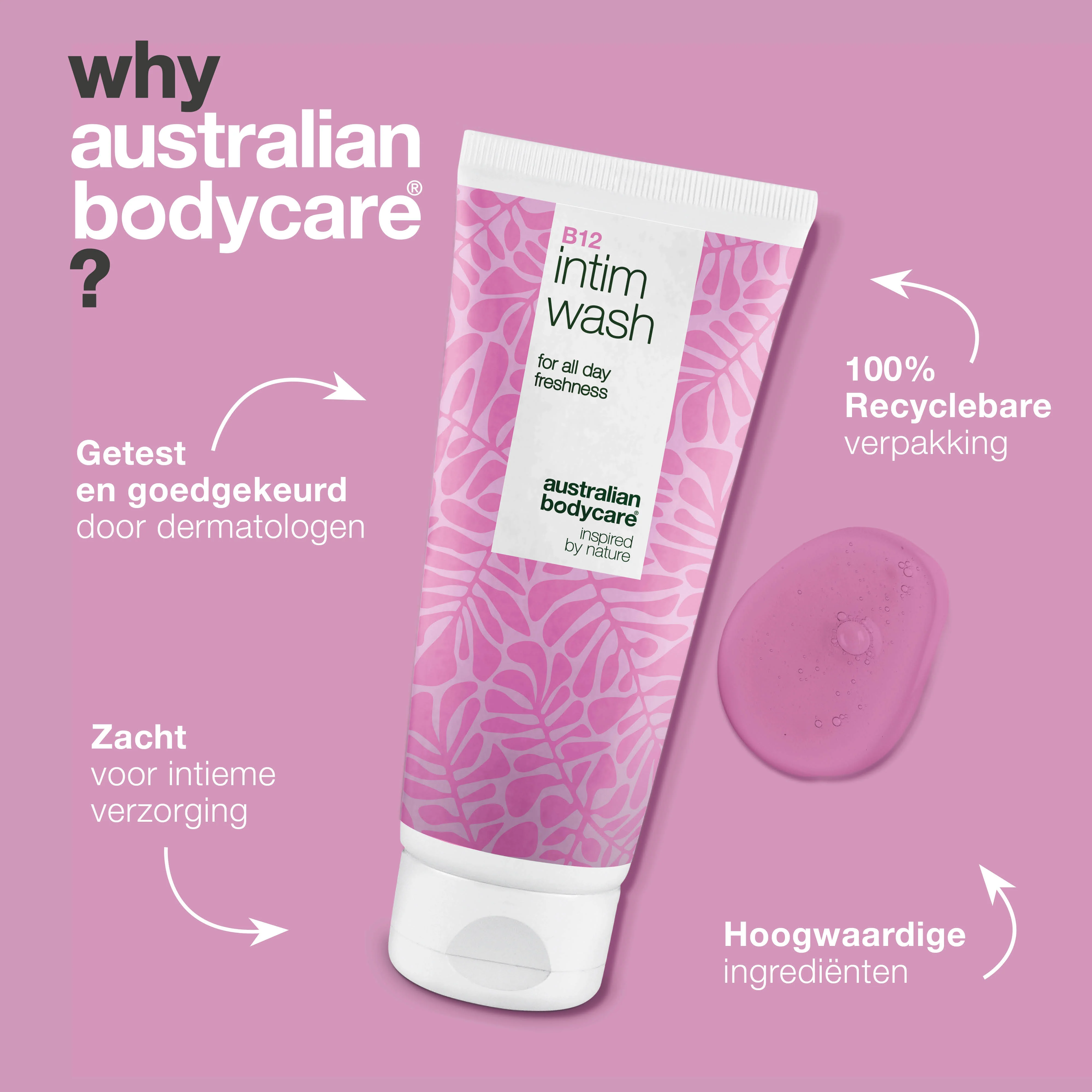 Intieme wasgel voor vrouwen 40+ met droge, gevoelige huid — Intieme wasgel voor vrouwen 40+ bij droogheid en pH-onbalans. Met vitamine B12, glycerine en plantaardige reinigers. - Image 4