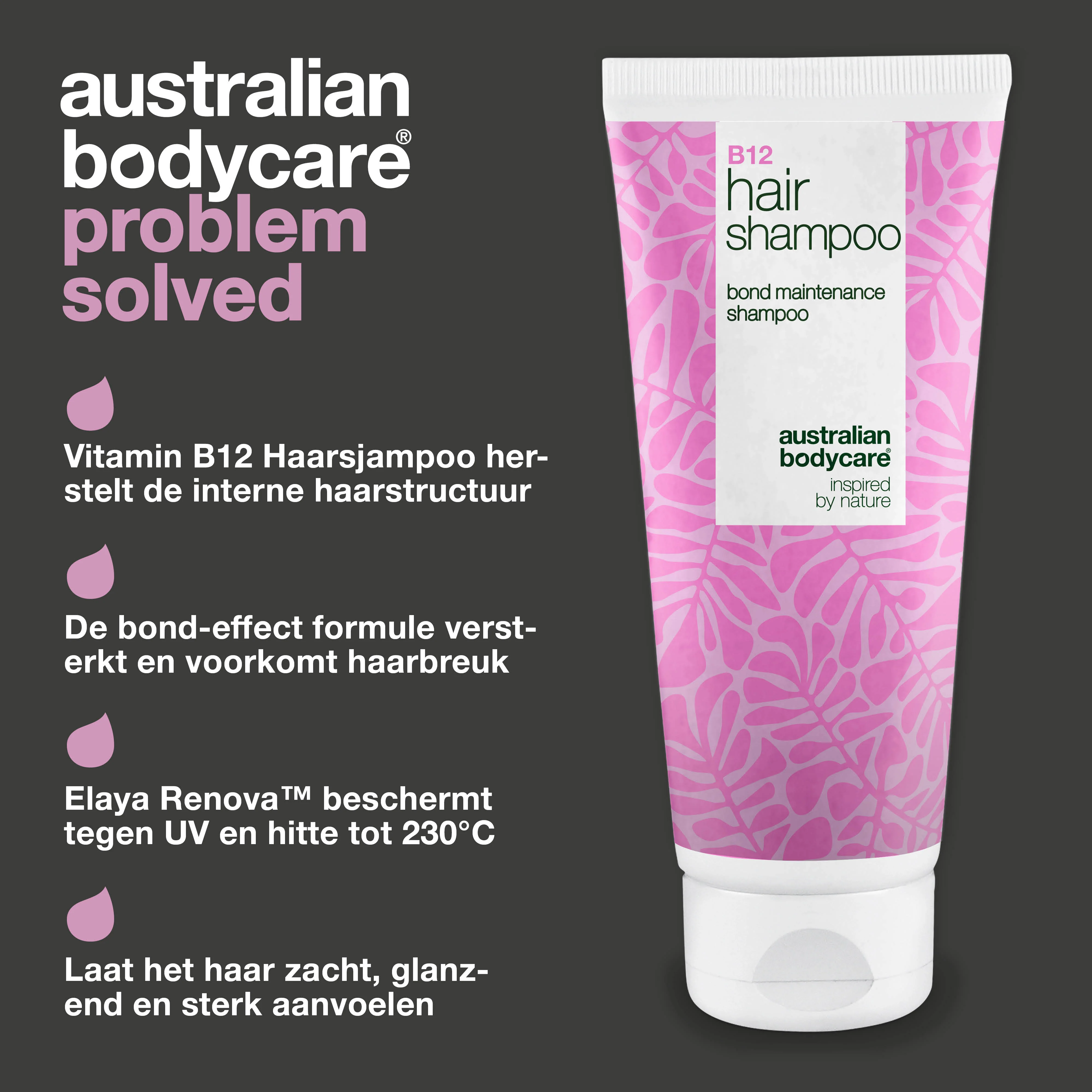 Vitamine B12 Haarshampoo – herstelt en versterkt beschadigd haar — Vitamine B12 Haarsjampoo voedt droog, beschadigd haar en beschermt met bond-effect. Bevat Vitamine B12, Elaya Renova™ en Glycerine. - Image 3
