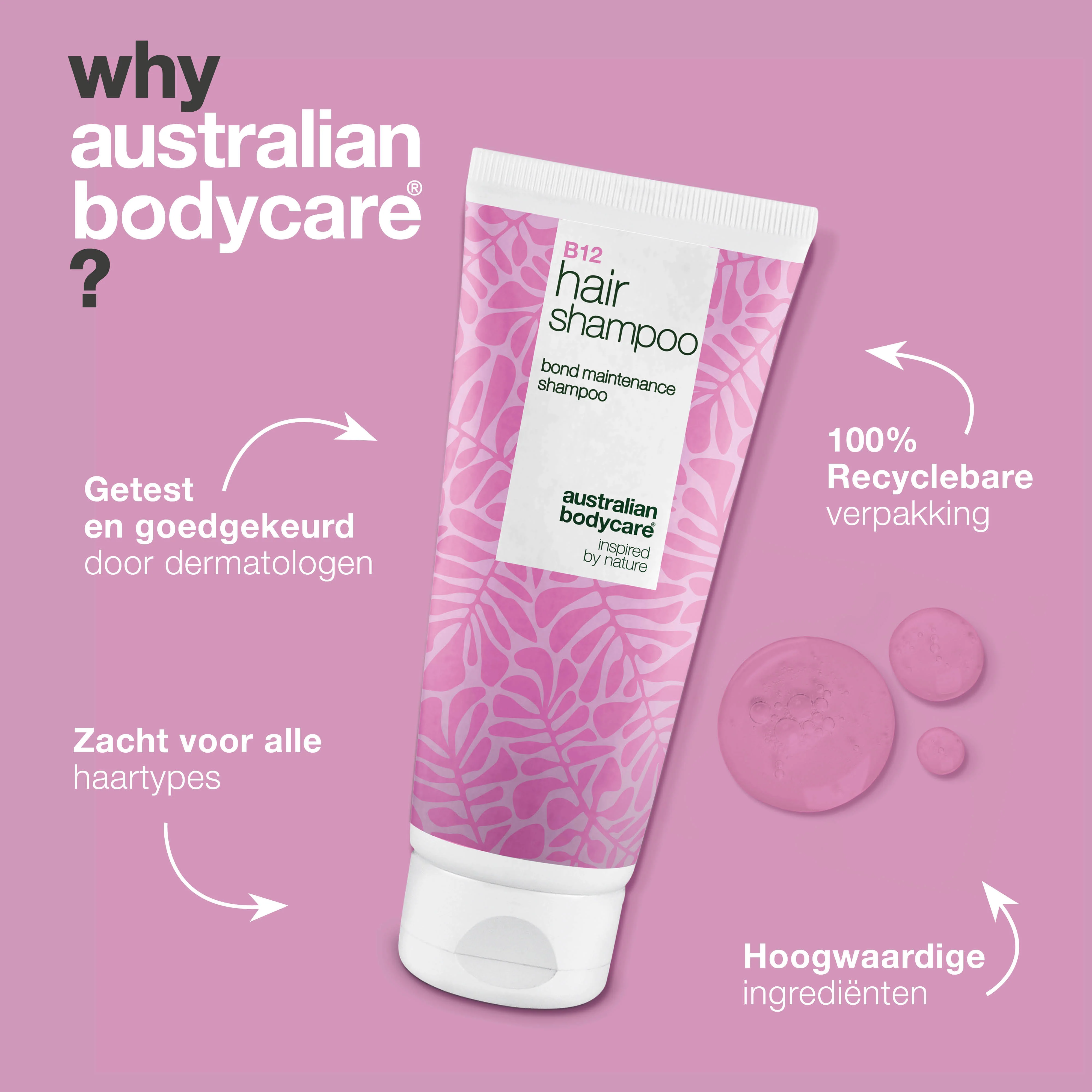 Vitamine B12 Haarshampoo – herstelt en versterkt beschadigd haar — Vitamine B12 Haarsjampoo voedt droog, beschadigd haar en beschermt met bond-effect. Bevat Vitamine B12, Elaya Renova™ en Glycerine. - Image 4